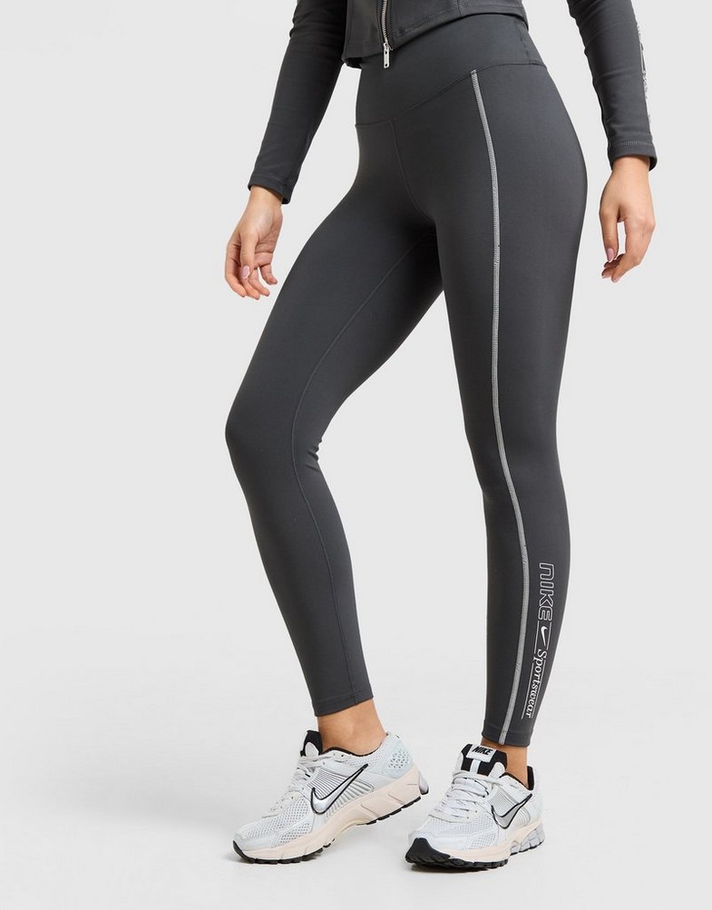 Legginsy damskie NIKE LEGGINGS W NK ONE DF HR TGHT GLS