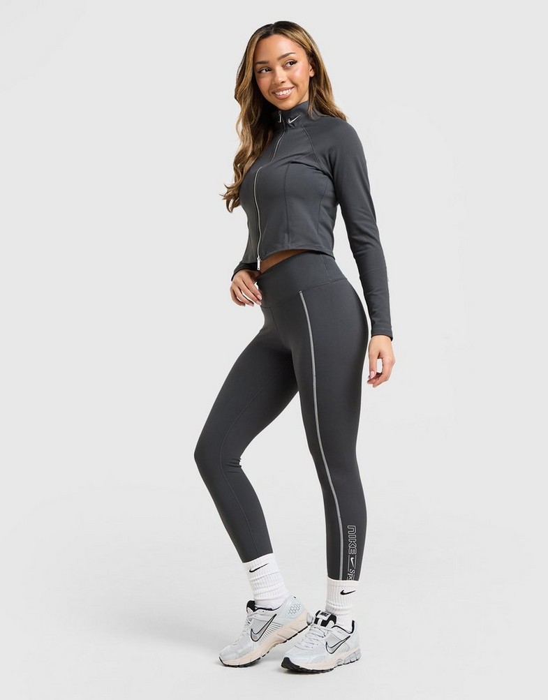 Legginsy damskie NIKE LEGGINGS W NK ONE DF HR TGHT GLS