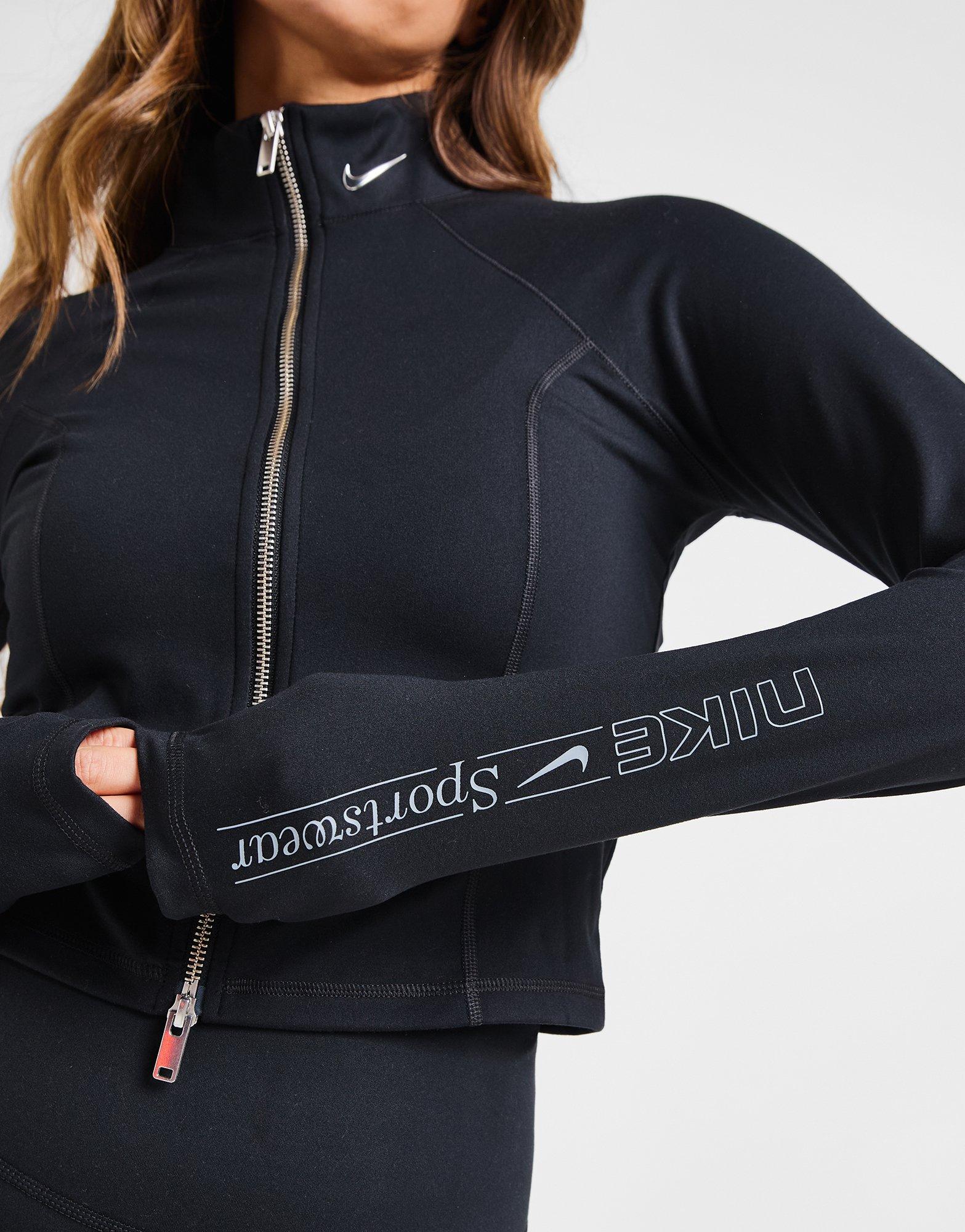 Bluză pentru femei NIKE BLUZĂ W NSW JCKT GLS HV6524-010 Negru