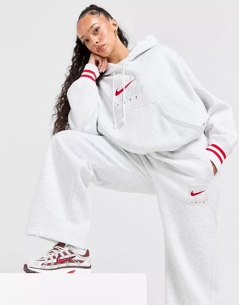 NIKE КОФТА З КАПЮШОНОМ W   NSW PHNX FLC OOS GX PO HDY, фото 1 з 6