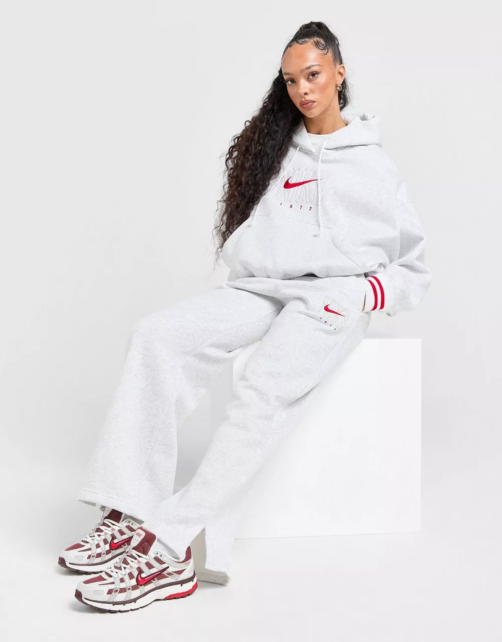 NIKE ШТАНИ W NSW PHNX FLC HR GX WIDE PNT, фото 1 з 6