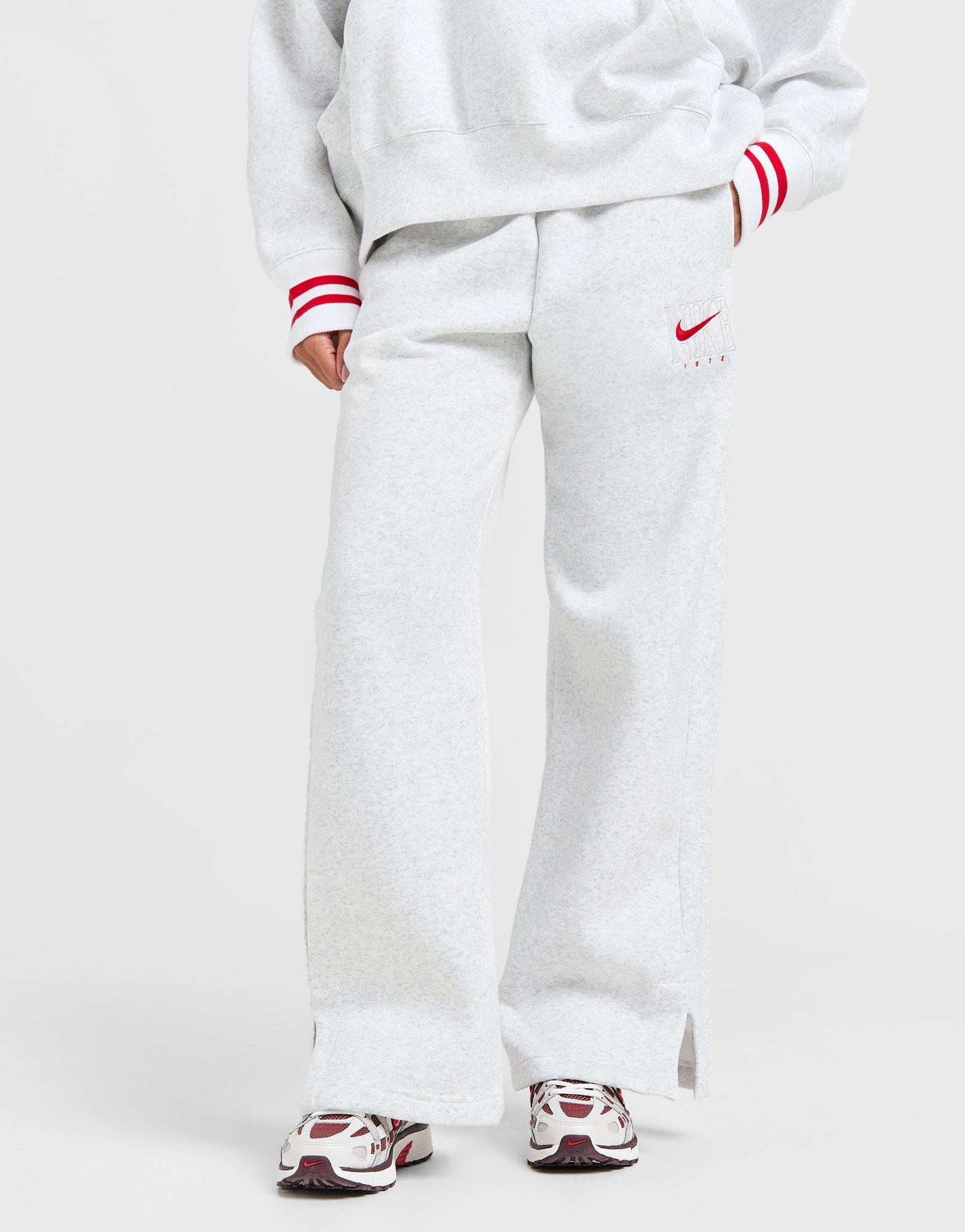 NIKE SPODNIE W NSW PHNX FLC HR GX WIDE PNT HJ0909-051 Szary