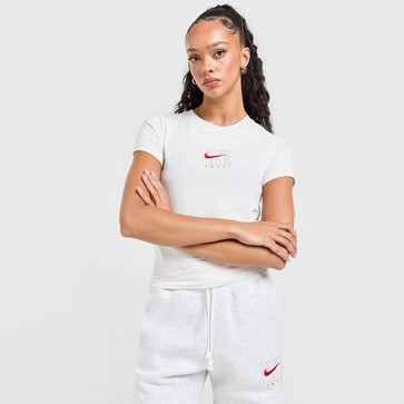 Дамска тениска NIKE ТЕНИСКА W NSW SS SLIM TEE PNX GRX