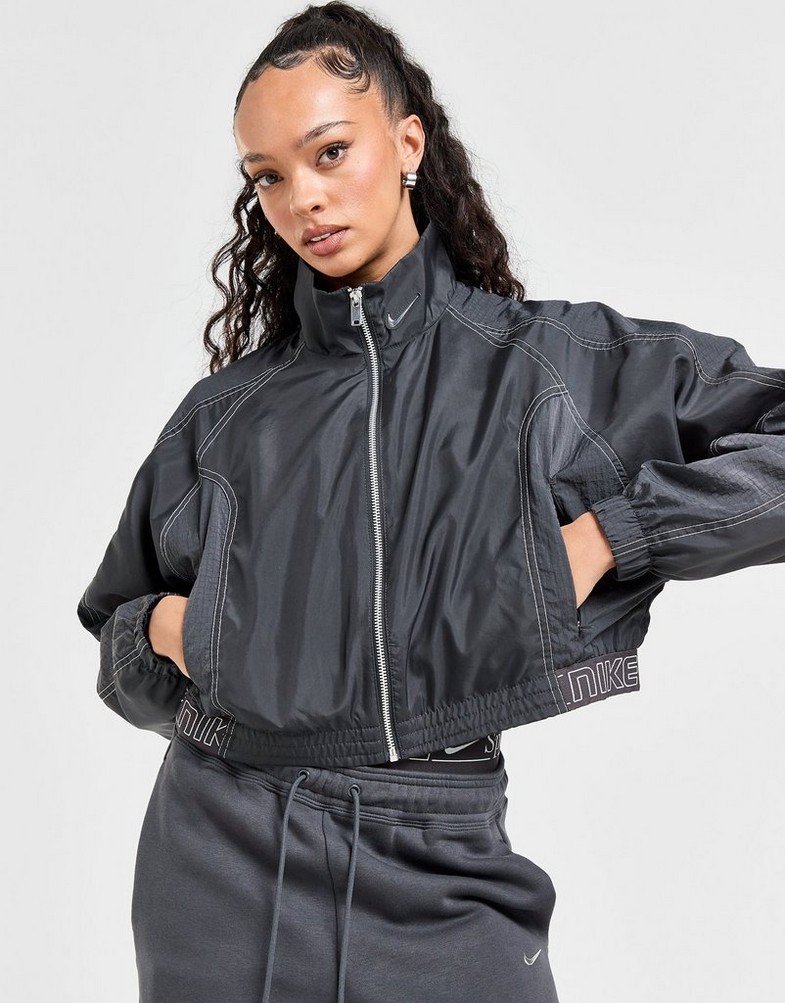 NIKE КУРТКА W NSW JKT WVN STREET GLS HV6523-060 Сірий