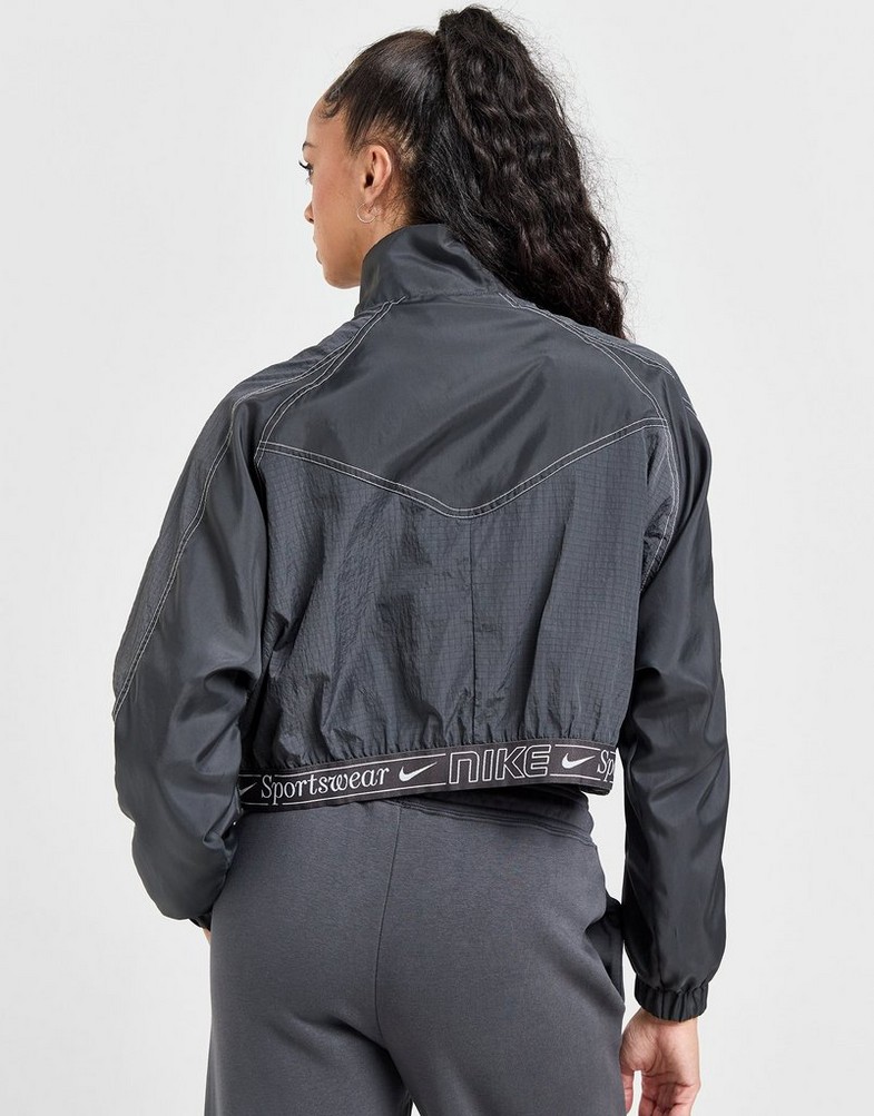 NIKE КУРТКА W NSW JKT WVN STREET GLS HV6523-060 Сірий