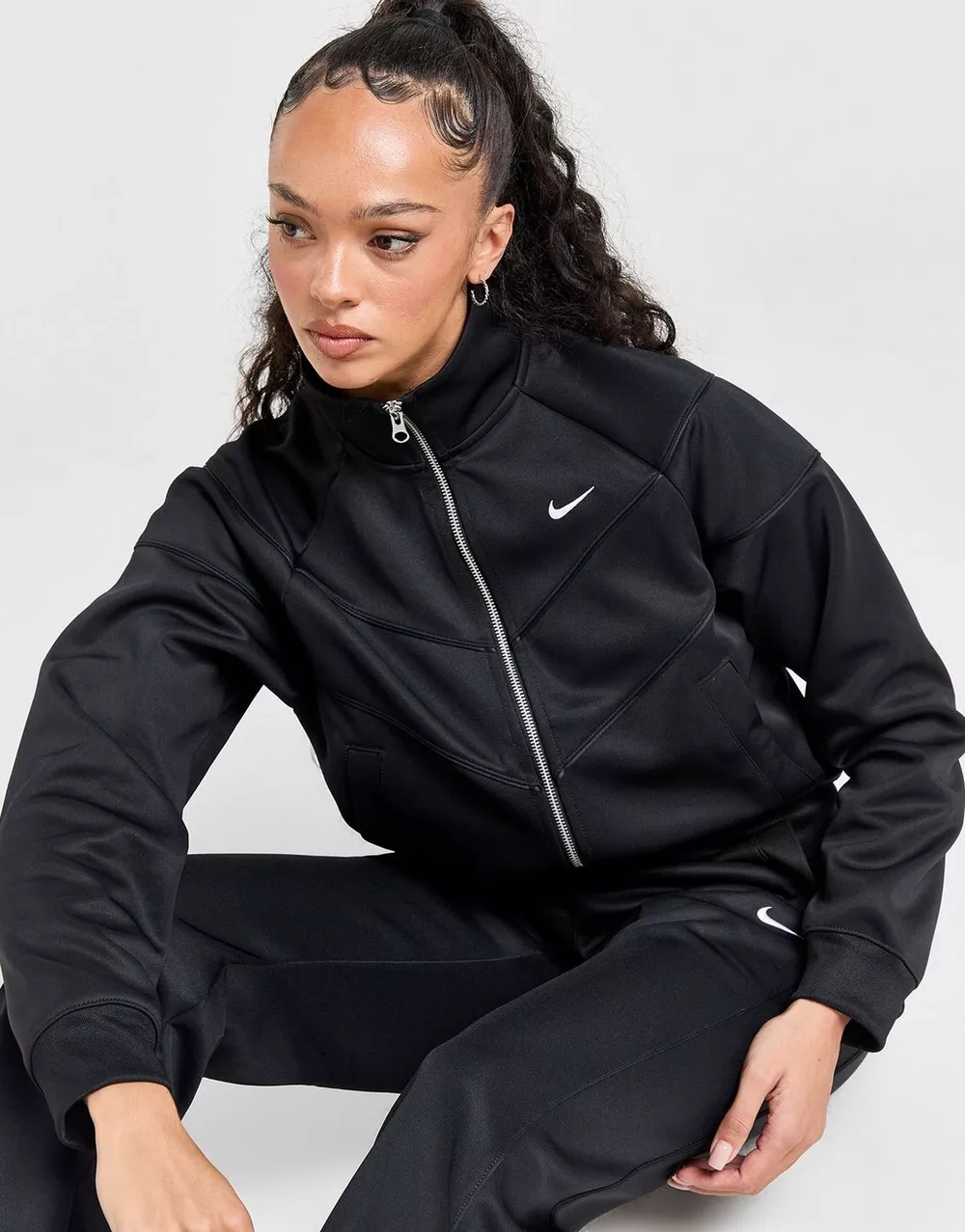 NIKE КОФТА НА БЛИСКАВЦІ W NSW NK WR POLY KNIT JKT, фото 1 з 5