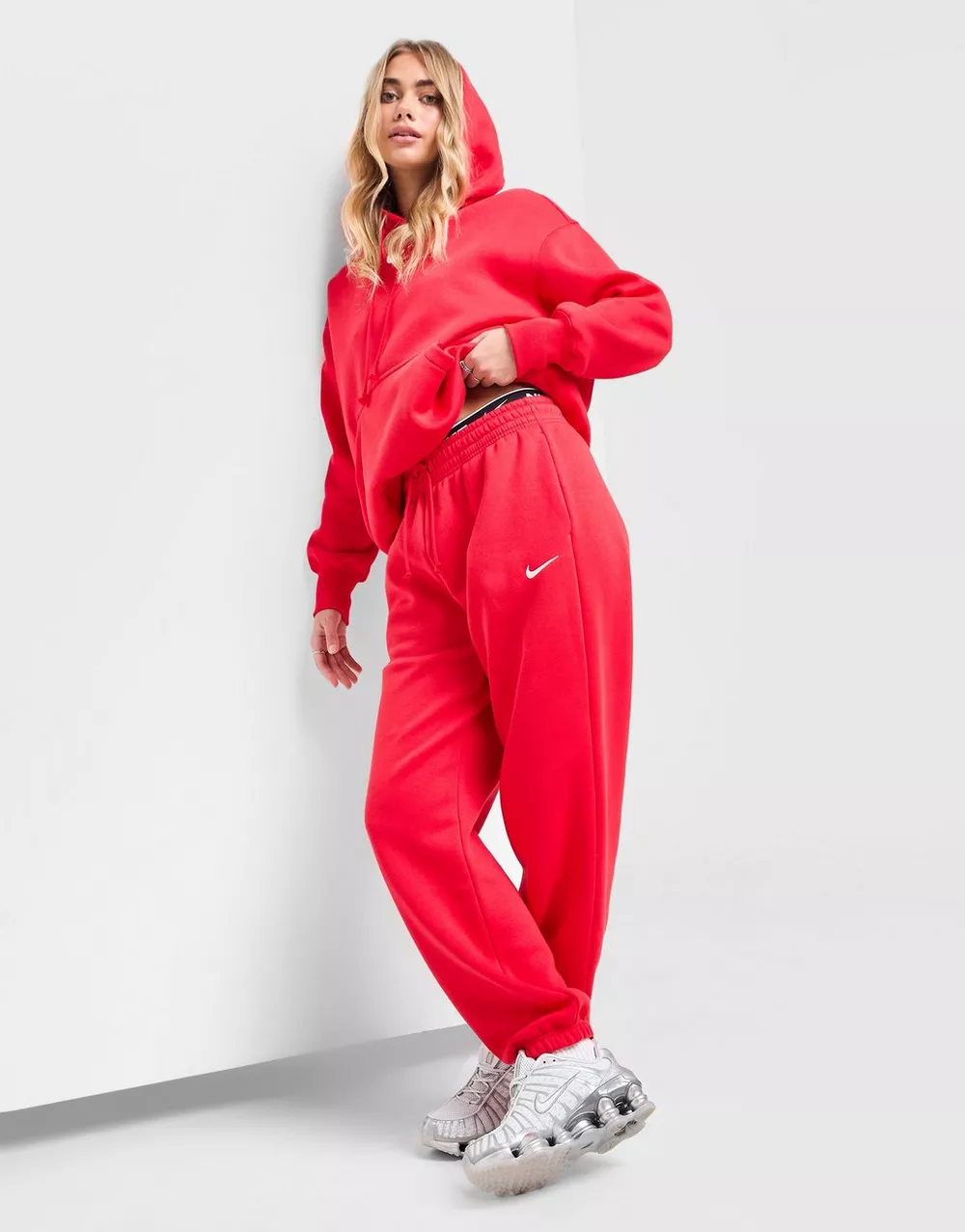 NIKE ШТАНИ W NSW PHNX FLC HR OS PANT 2, фото 1 з 5