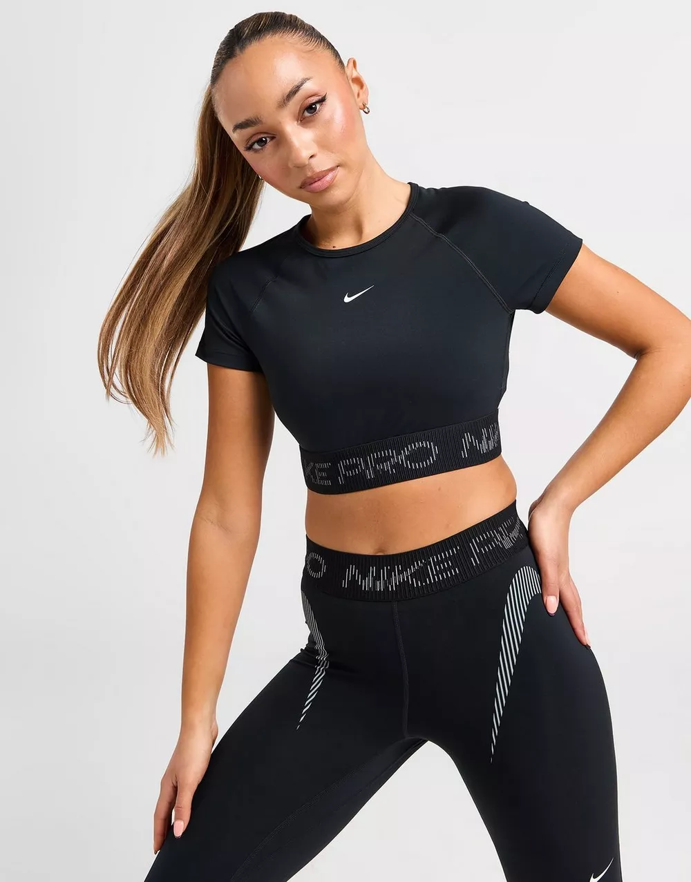 NIKE ТОП W NP DF SS CROP ТОП TT GX, фото 1 з 5