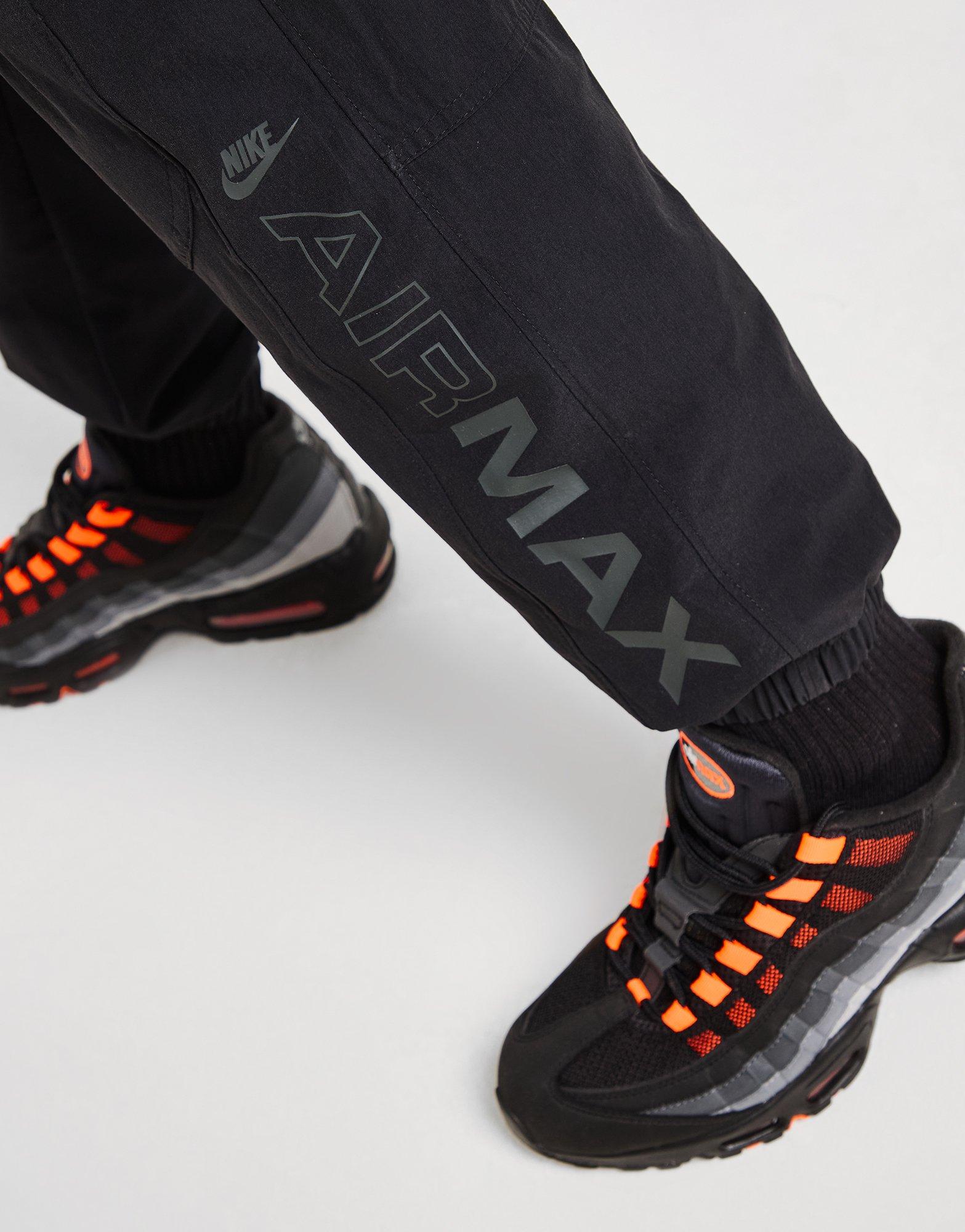 Pánske nohavice NIKE NOHAVICE  M NSW AIR MAX WVN CARGO HQ4903-010 Čierna