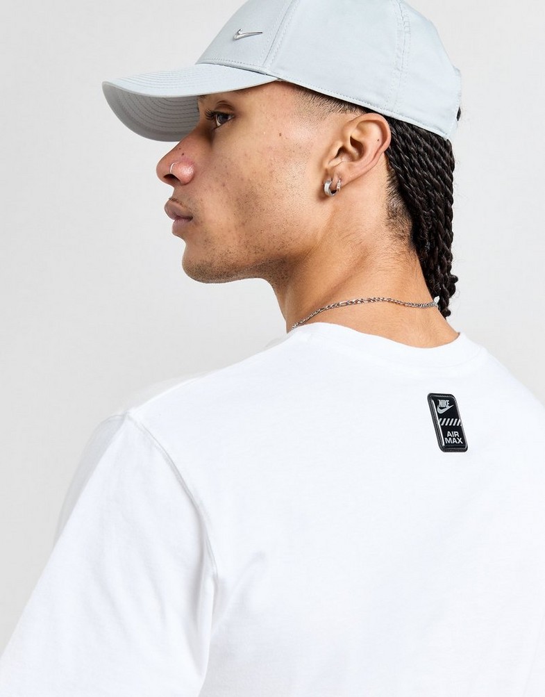 Koszulka, t-shirt męski NIKE T-SHIRT M NSW AIRMAX SS TEE HQ4898-100 Biały