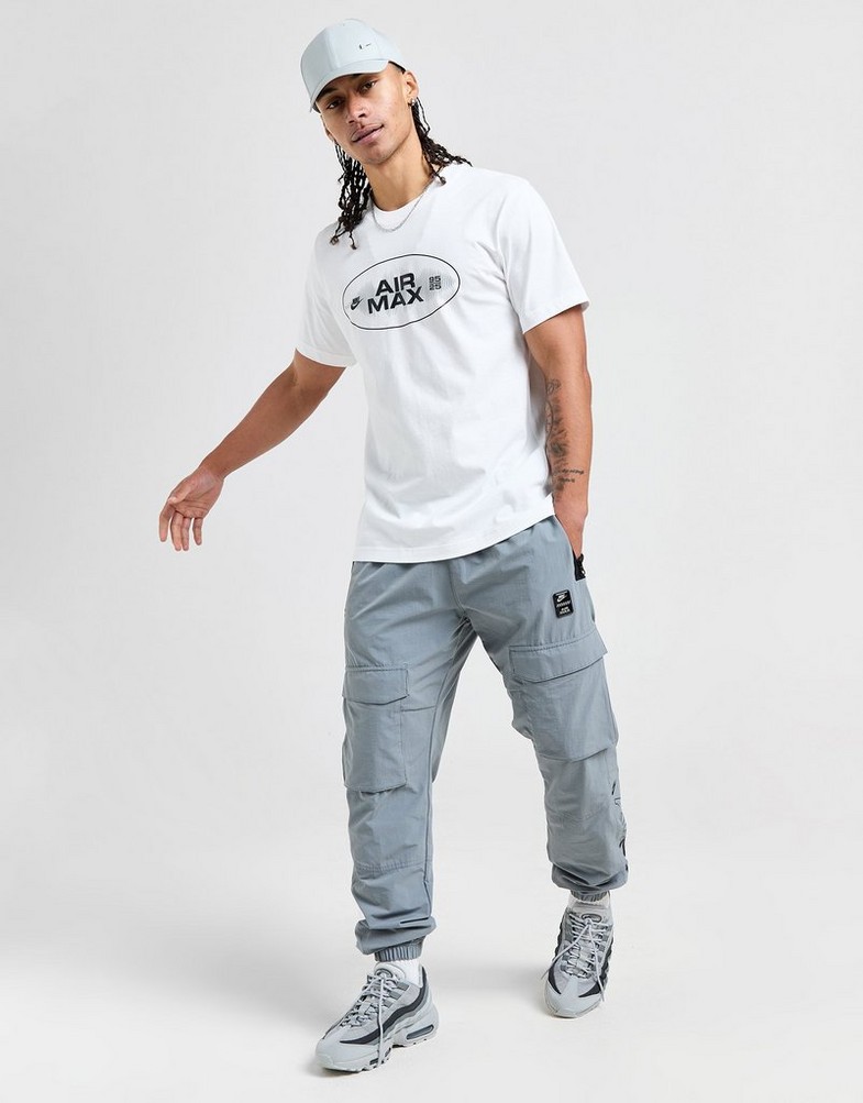 Koszulka, t-shirt męski NIKE T-SHIRT M NSW AIRMAX SS TEE HQ4898-100 Biały