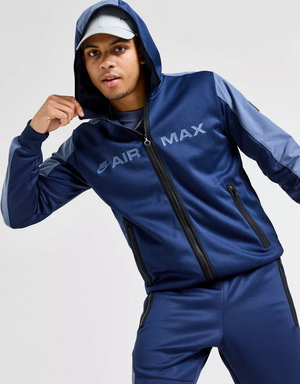 NIKE КОФТА НА БЛИСКАВЦІ З КАПЮШОНОМ   M NSW AIRMAX PK FZ, фото 1 з 6