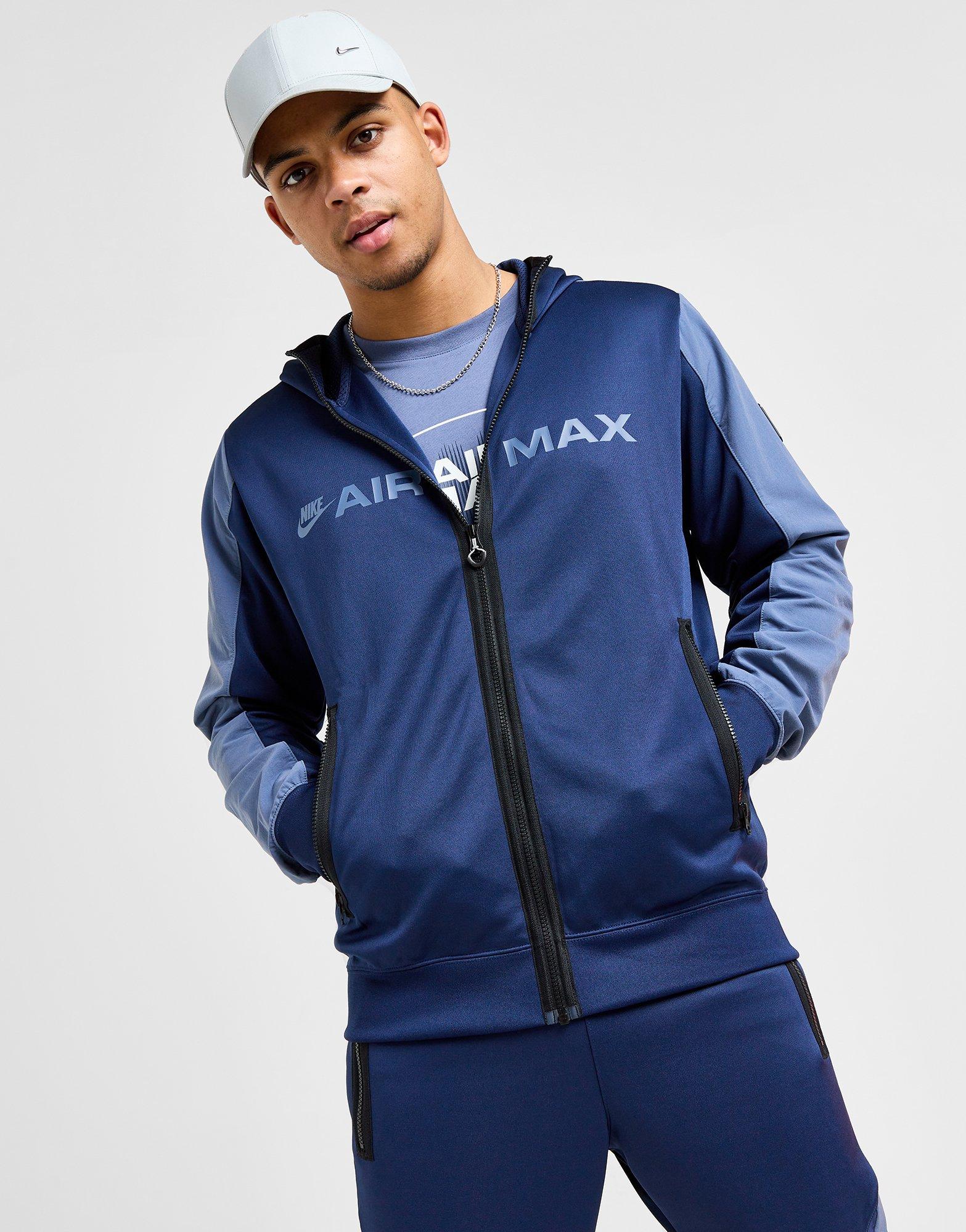 Vyriškas džemperis NIKE DŽEMPERIS UŽSEGAMAS Z   KAPTUREM M NSW AIRMAX PK FZ HQ4899-410 Mėlyna