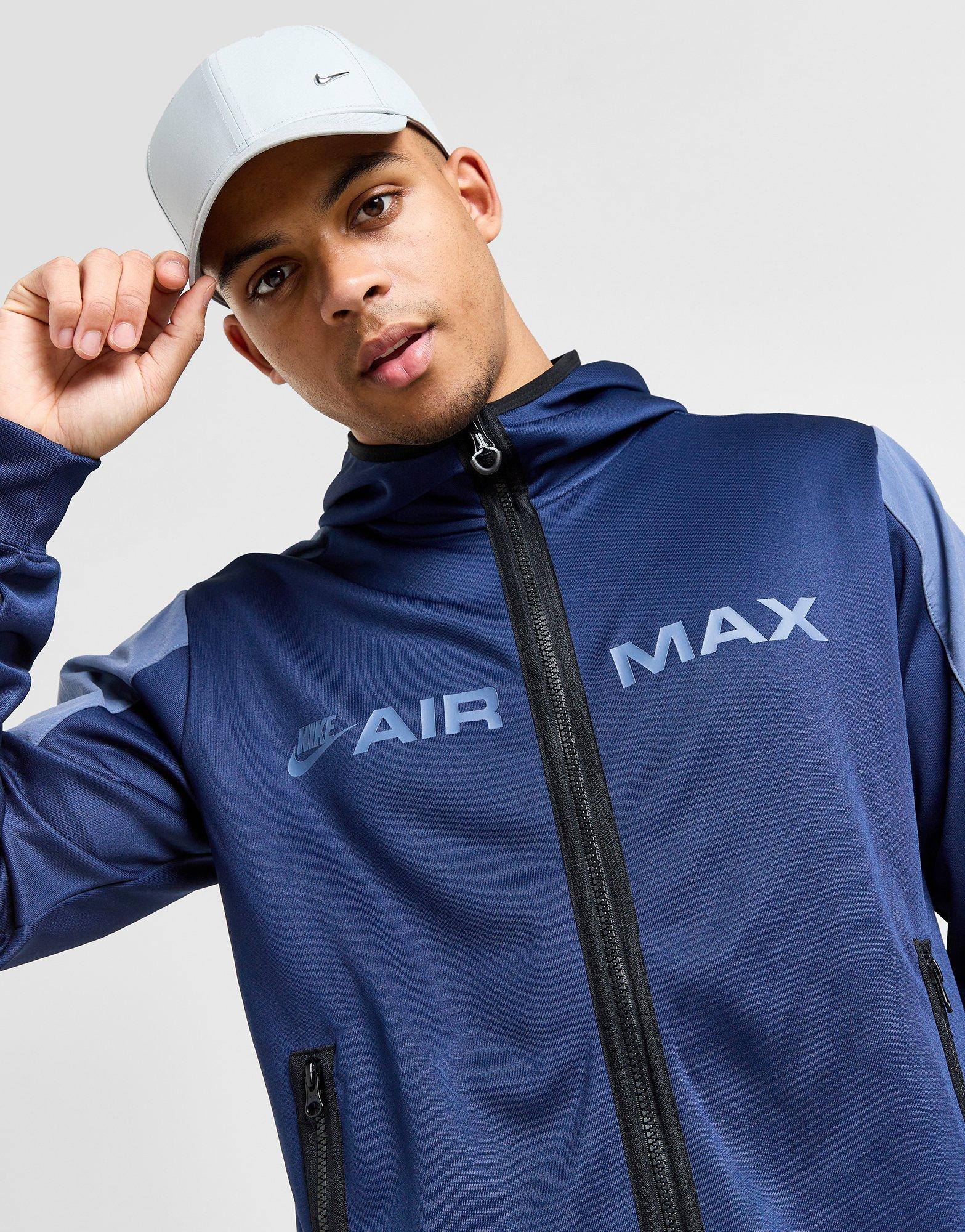 Vyriškas džemperis NIKE DŽEMPERIS UŽSEGAMAS Z   KAPTUREM M NSW AIRMAX PK FZ HQ4899-410 Mėlyna