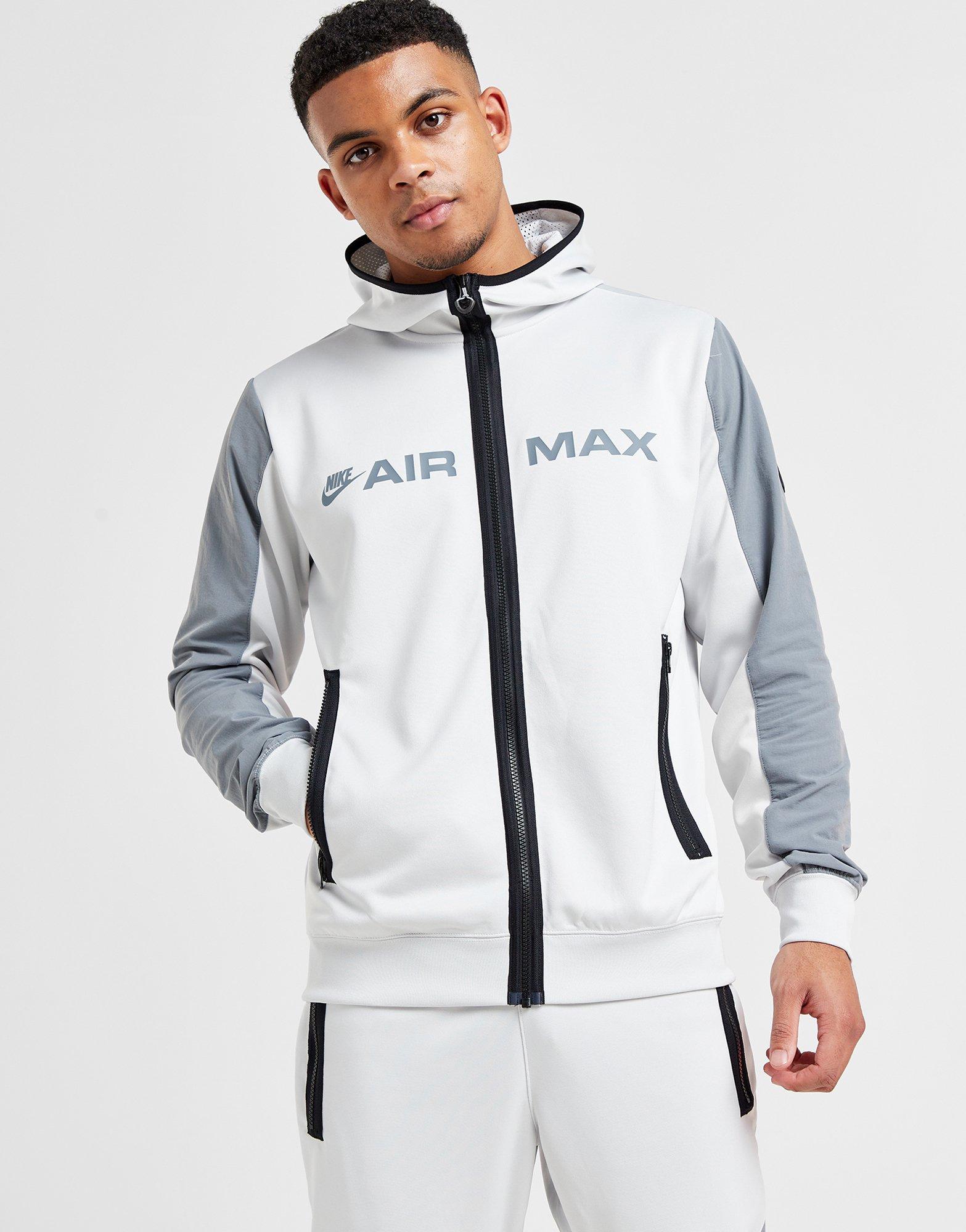 Pánska mikina NIKE MIKINA S KAPUCŇOU   M NSW AIRMAX PK FZ HQ4899-025 Sivá