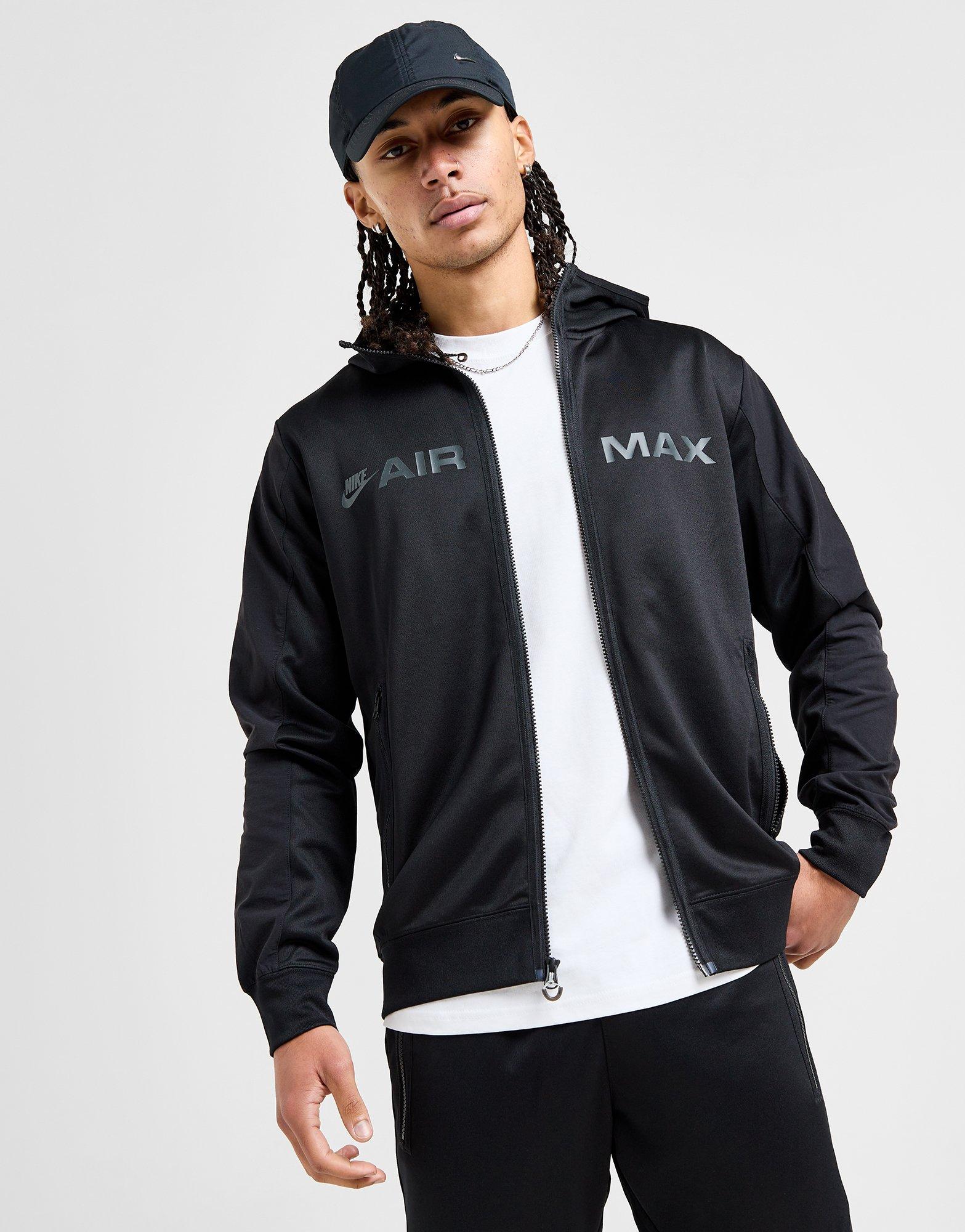 Vyriškas džemperis NIKE DŽEMPERIS UŽSEGAMAS Z   KAPTUREM M NSW AIRMAX PK FZ HQ4899-010 Juoda