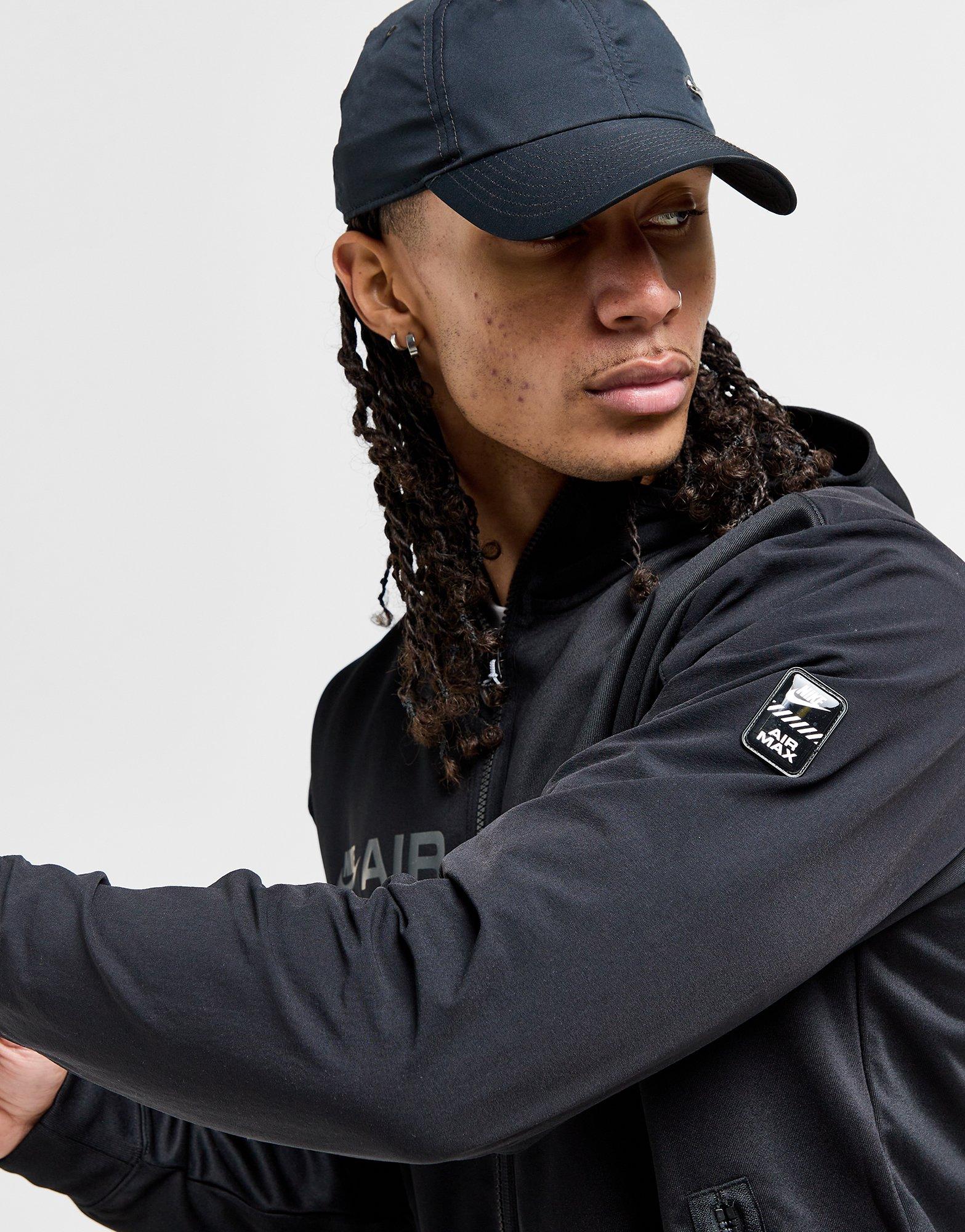 Vyriškas džemperis NIKE DŽEMPERIS UŽSEGAMAS Z   KAPTUREM M NSW AIRMAX PK FZ HQ4899-010 Juoda