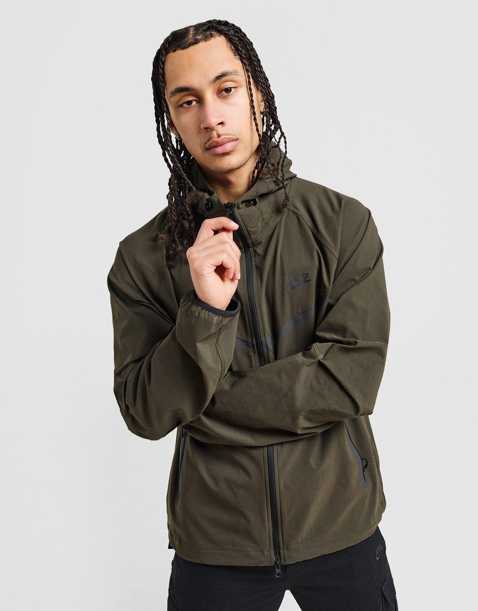 Férfi kabát NIKE KABÁT M NK TCH WVN WR FZ JKT HM7151-355 Szürke