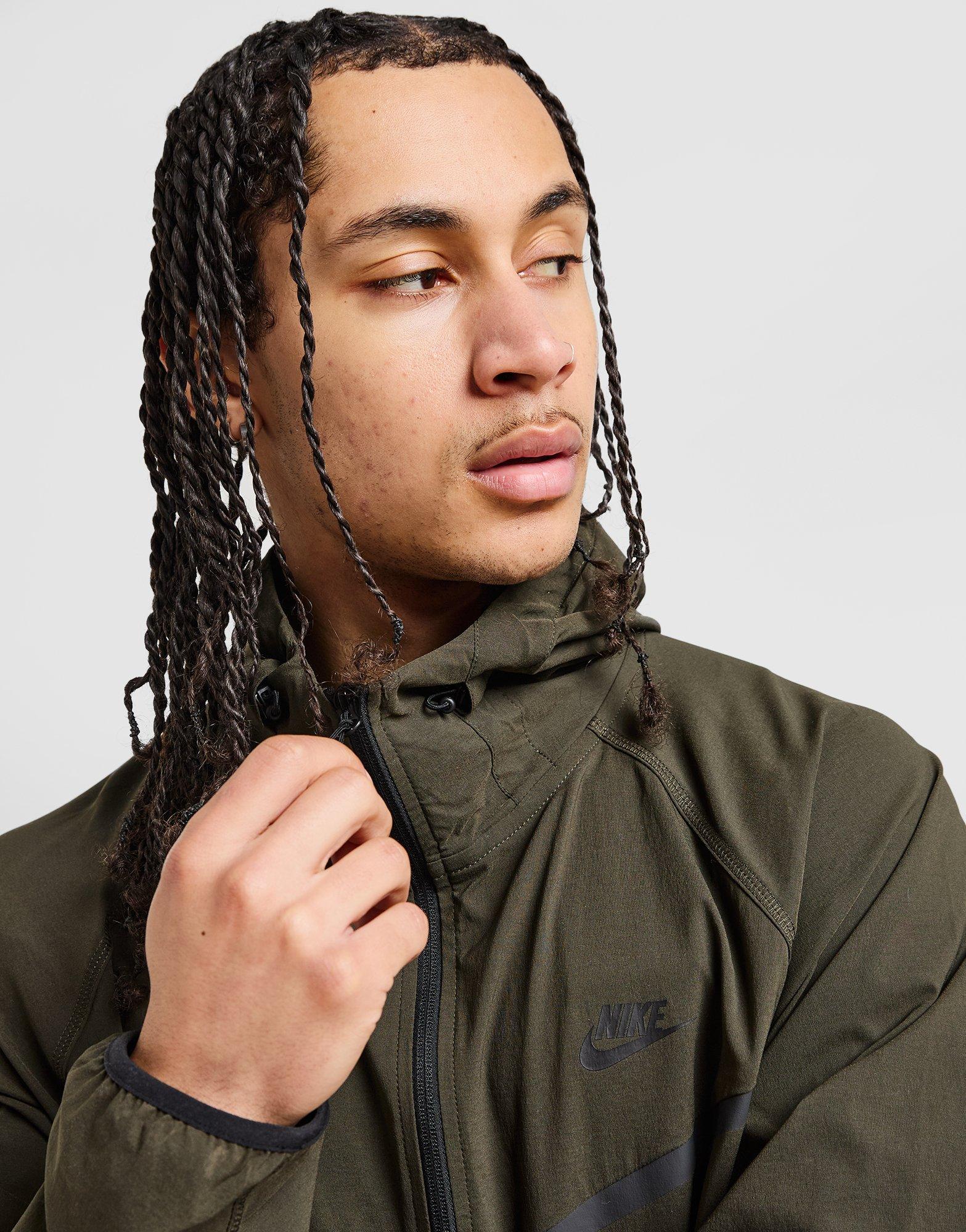 Férfi kabát NIKE KABÁT M NK TCH WVN WR FZ JKT HM7151-355 Szürke