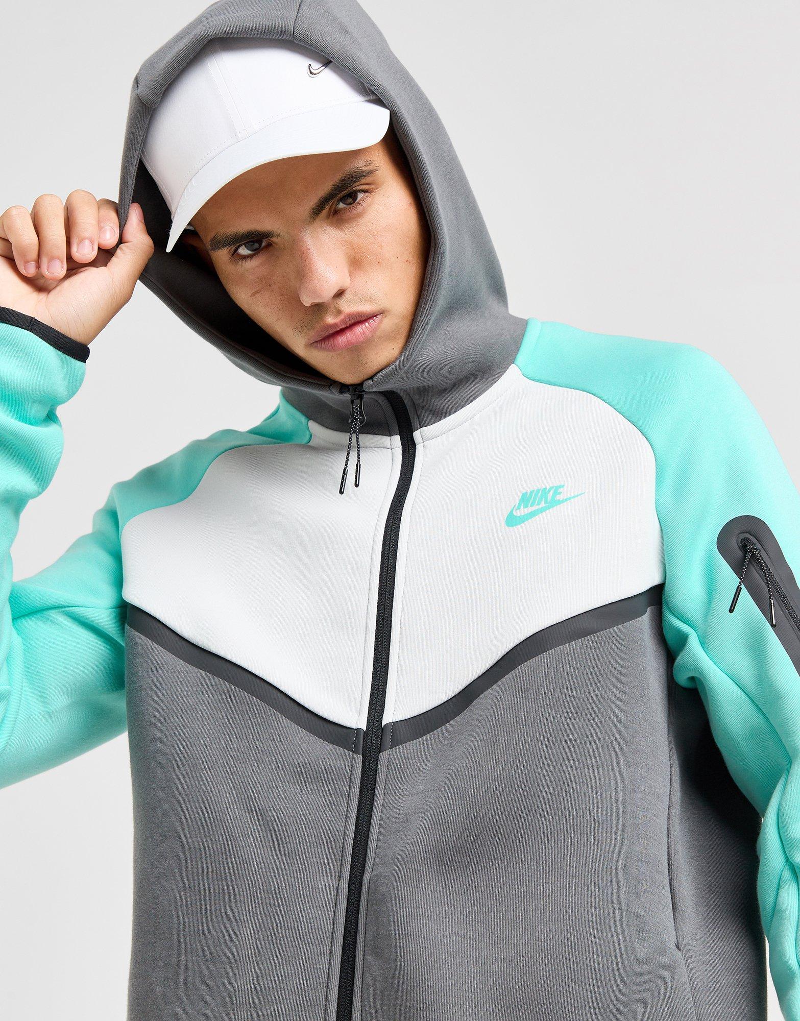Bluze NIKE BLUZĂ HANORAC M NK TCH FLC FZHD HV6512-068 • Verde
