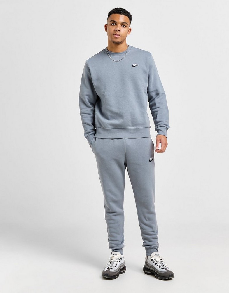 Bluza męska NIKE BLUZA M NSW CLUB DT CREW BB DQ8383-067 Szary