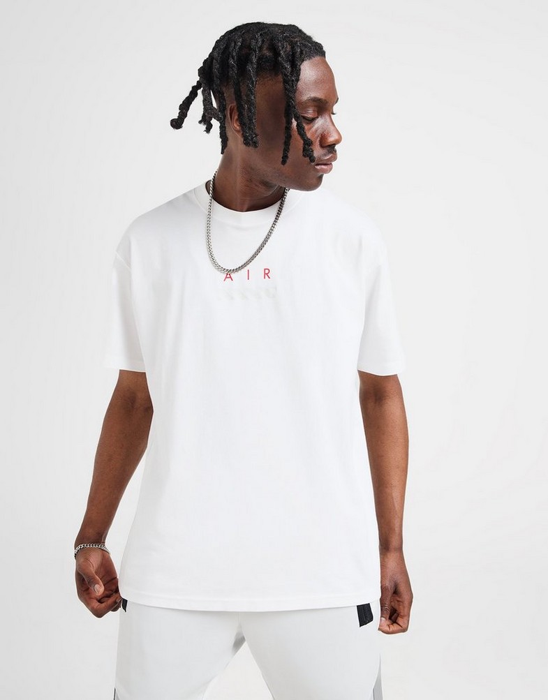 Koszulka, t-shirt męski NIKE T-SHIRT M NSW TEE M90 NK AIR SP25 2 HJ0580-100 Beżowy