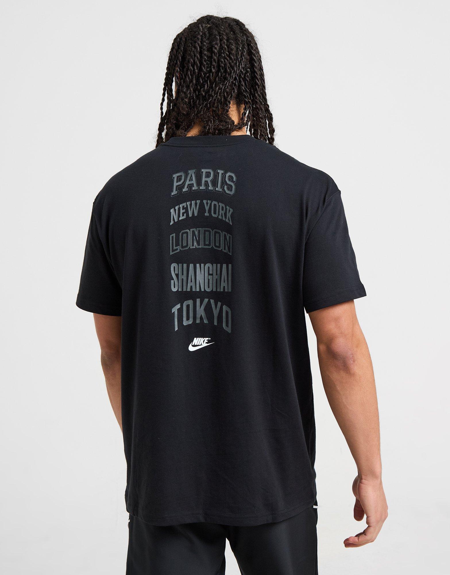 Koszulka, t-shirt męski NIKE T-SHIRT M NSW TEE M90 NK AIR SP25 2 HJ0580-010 Czarny