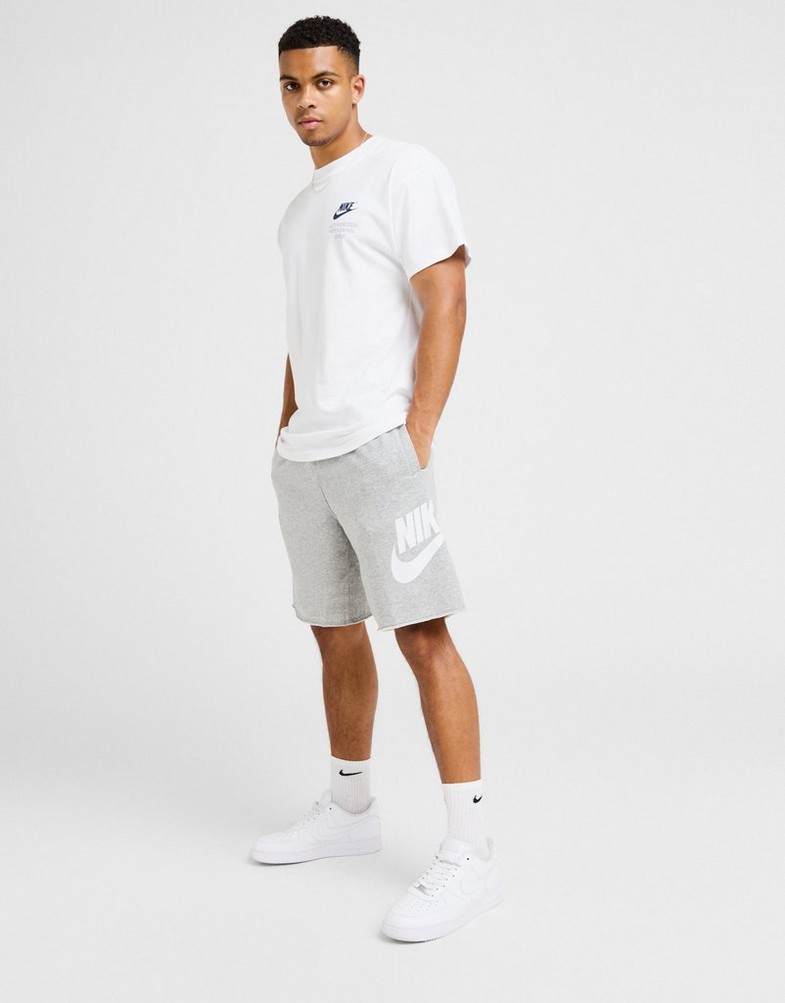 Pantaloni scurți pentru bărbați NIKE PANTALONI SCURȚI M NK CLUB ALUMNI FT SHORT FQ4950-063 Gri