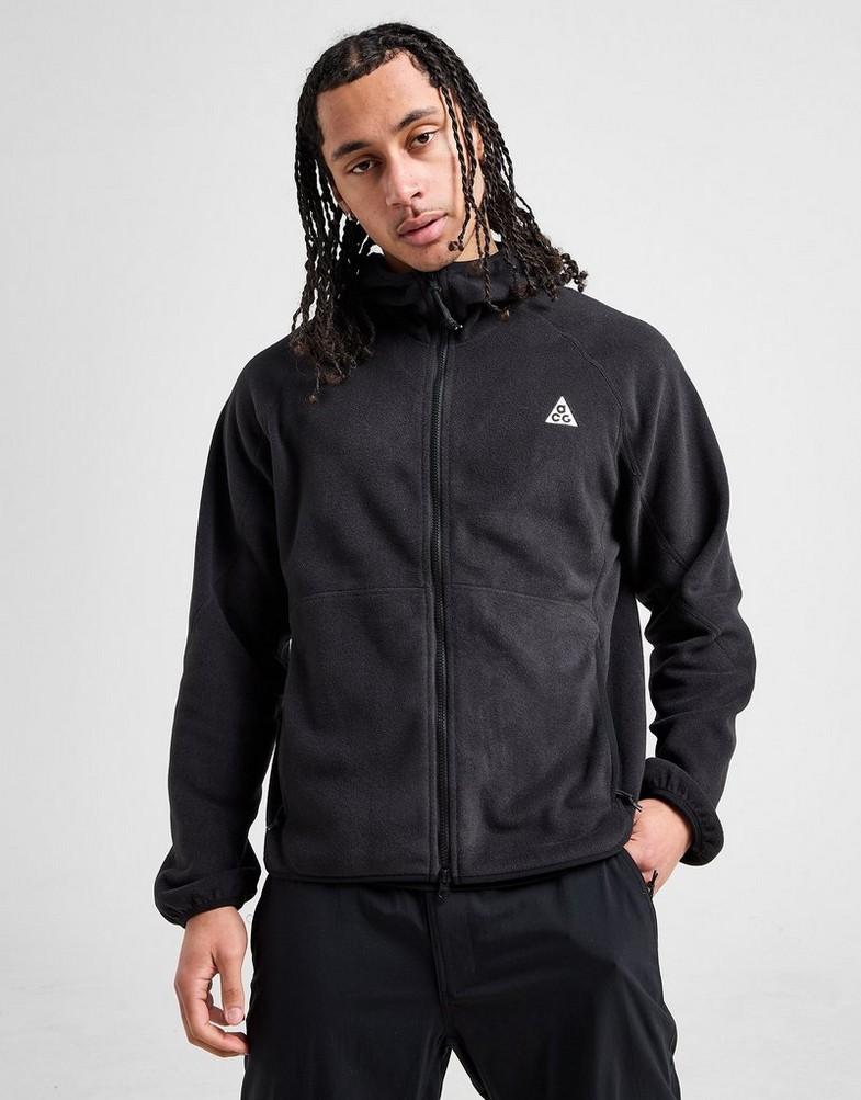 Bluză pentru bărbați NIKE BLUZĂ CU GLUGĂ U ACG WOLF FZ HD HJ2460-010 Negru