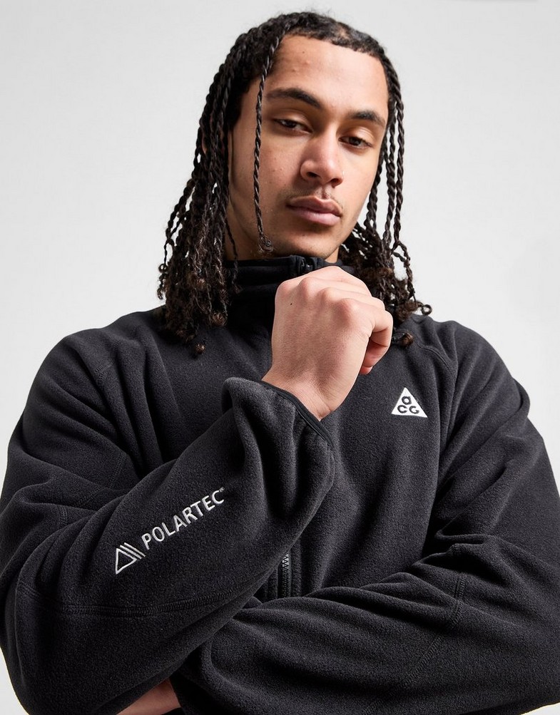 Bluză pentru bărbați NIKE BLUZĂ CU GLUGĂ U ACG WOLF FZ HD HJ2460-010 Negru