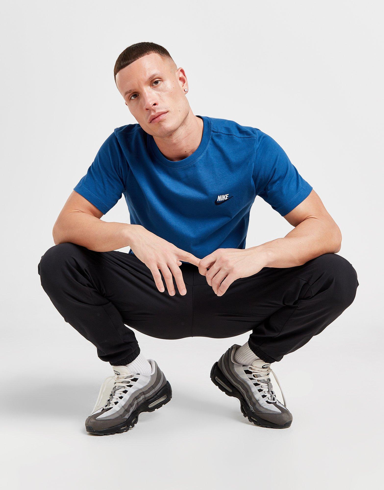 Мъжка тениска NIKE ТЕНИСКА M NSW CLUB DT TEE FD1184-476 Син