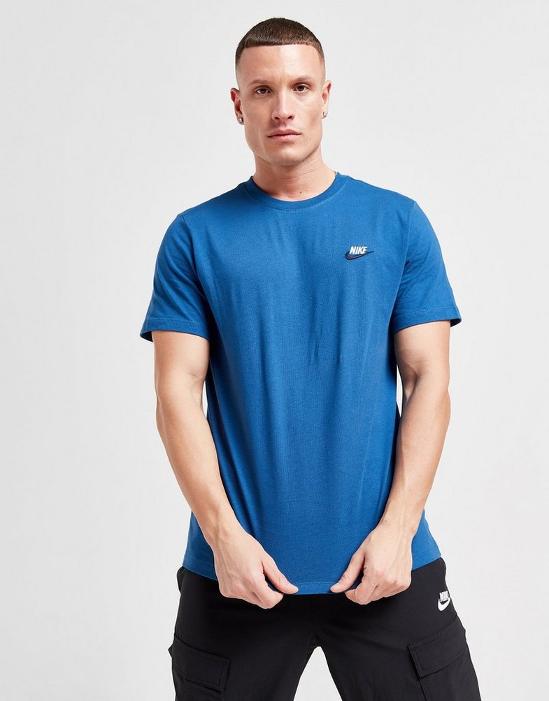 Чоловічі футболки NIKE ФУТБОЛКА M NSW CLUB DT TEE FD1184-476 Блакитний