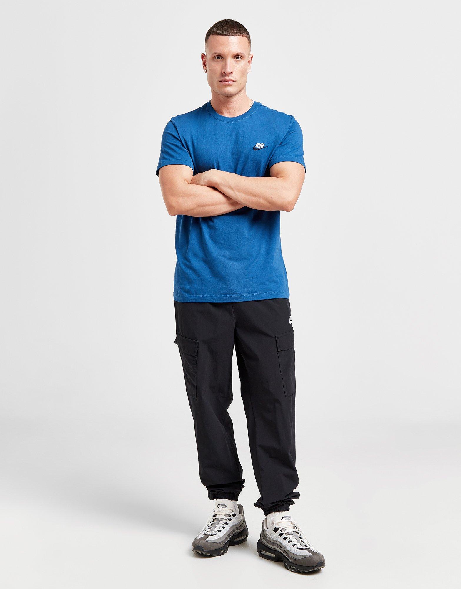 Мъжка тениска NIKE ТЕНИСКА M NSW CLUB DT TEE FD1184-476 Син