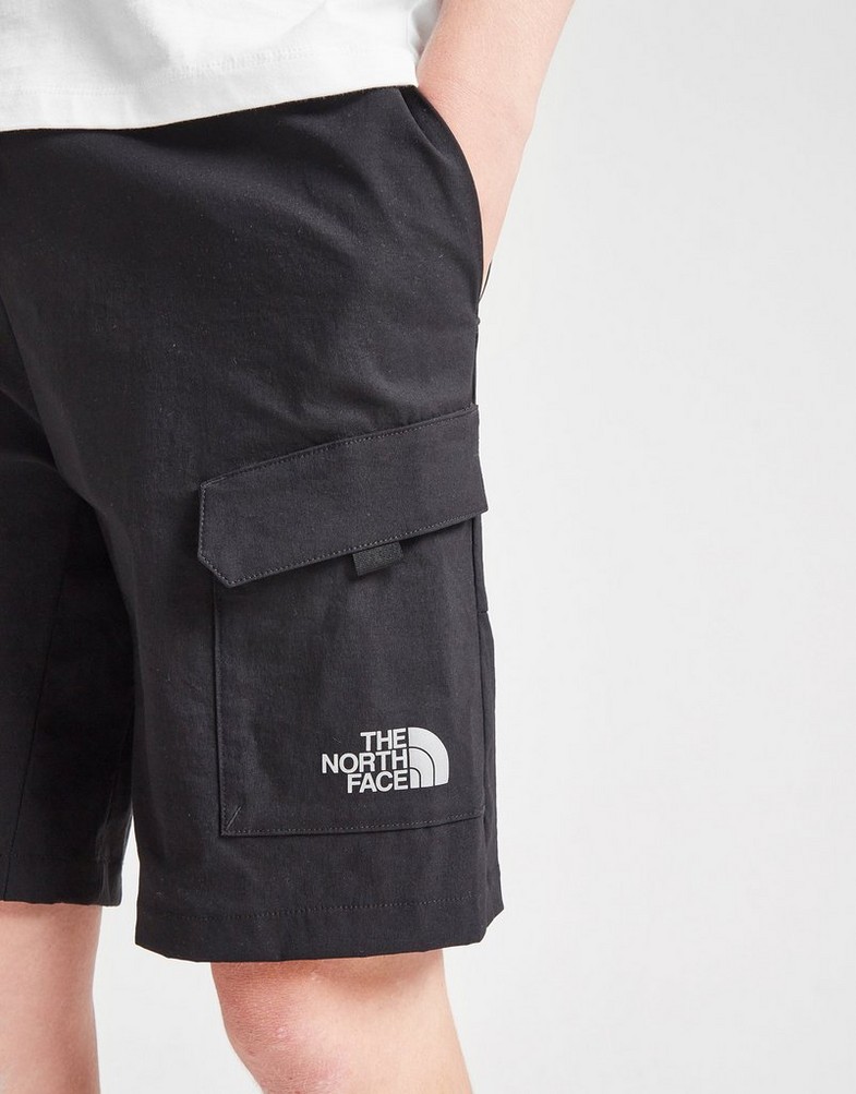 Krótkie spodenki, szorty dziecięce THE NORTH FACE SZORTY TRISHULL SHORT BLACK B NF0A8CA5JK31 Czarny