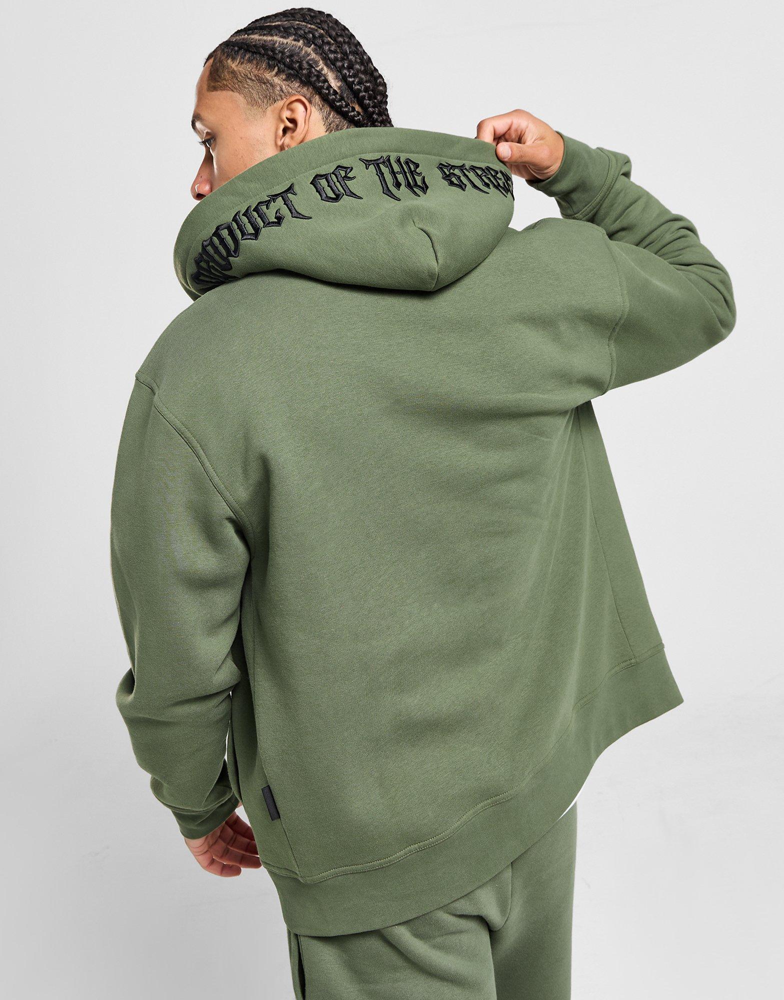 Férfi pulóverek HOODRICH PULÓVER CIPZÁRAS KAPUCNIS RITUAL FZ HD HR-0424-0416 Khaki