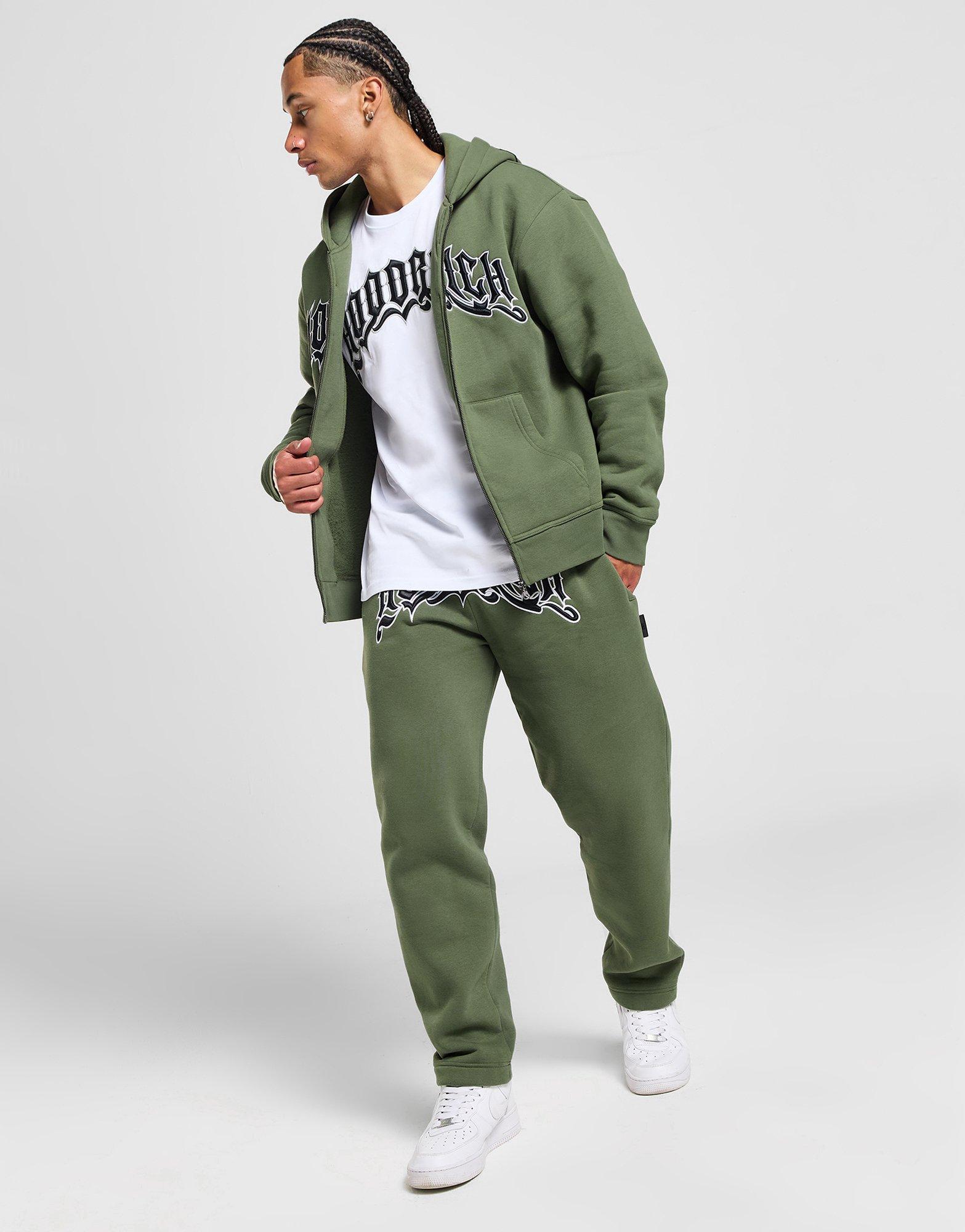 Férfi pulóverek HOODRICH PULÓVER CIPZÁRAS KAPUCNIS RITUAL FZ HD HR-0424-0416 Khaki