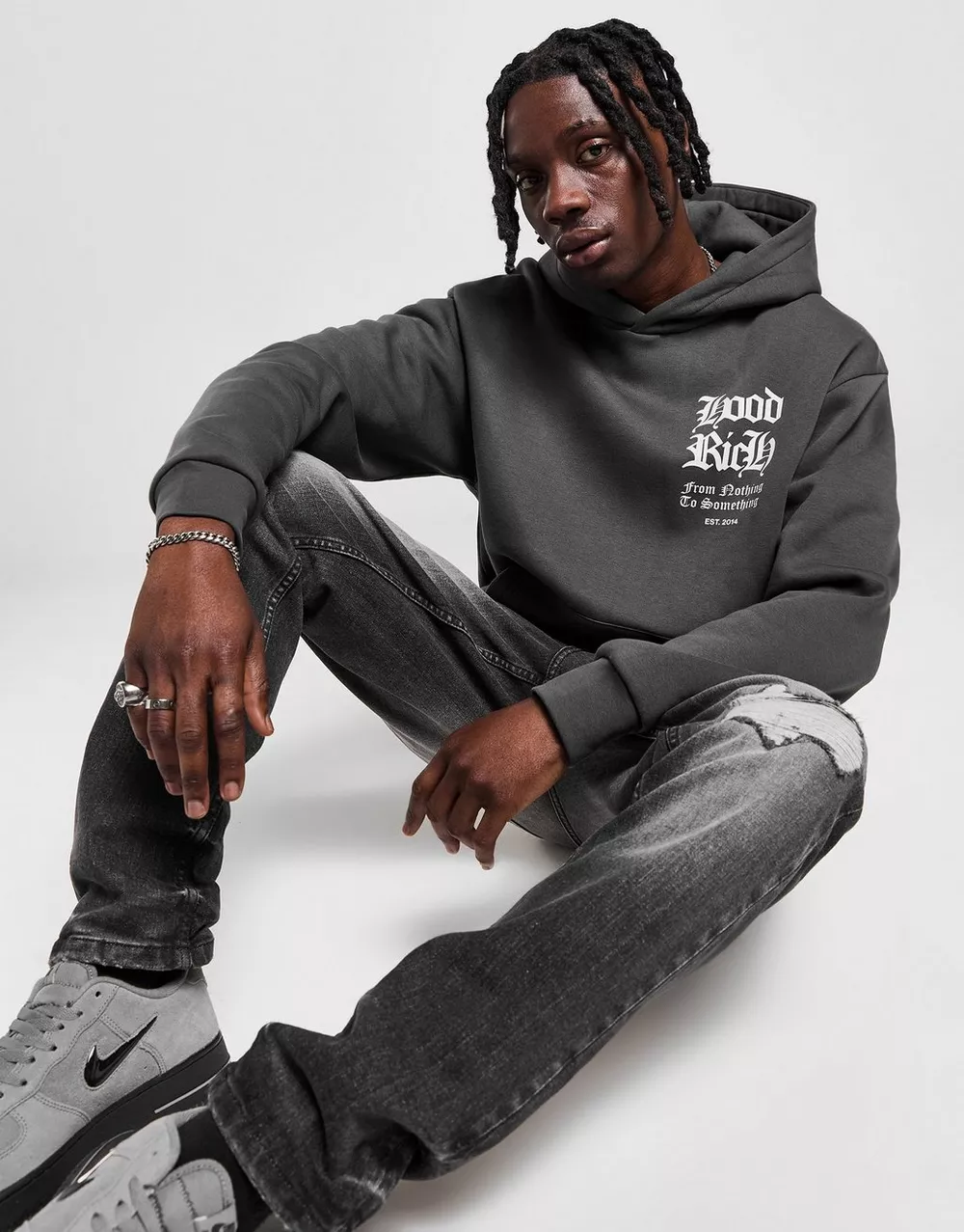 HOODRICH КОФТА З КАПЮШОНОМ ASPHALT HD GRY, фото 1 з 6