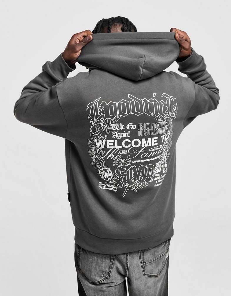 Чоловічі кофти HOODRICH КОФТА З КАПЮШОНОМ ASPHALT HD GRY HR-0424-0428 Сірий