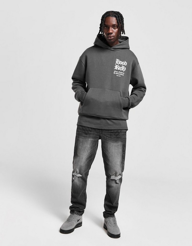 Чоловічі кофти HOODRICH КОФТА З КАПЮШОНОМ ASPHALT HD GRY HR-0424-0428 Сірий
