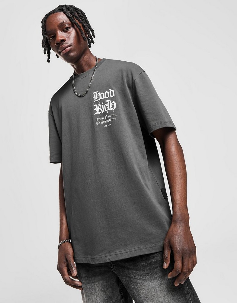 Чоловічі футболки HOODRICH ФУТБОЛКА ASPHALT OS TEE GRY HR-0424-0429 Сірий