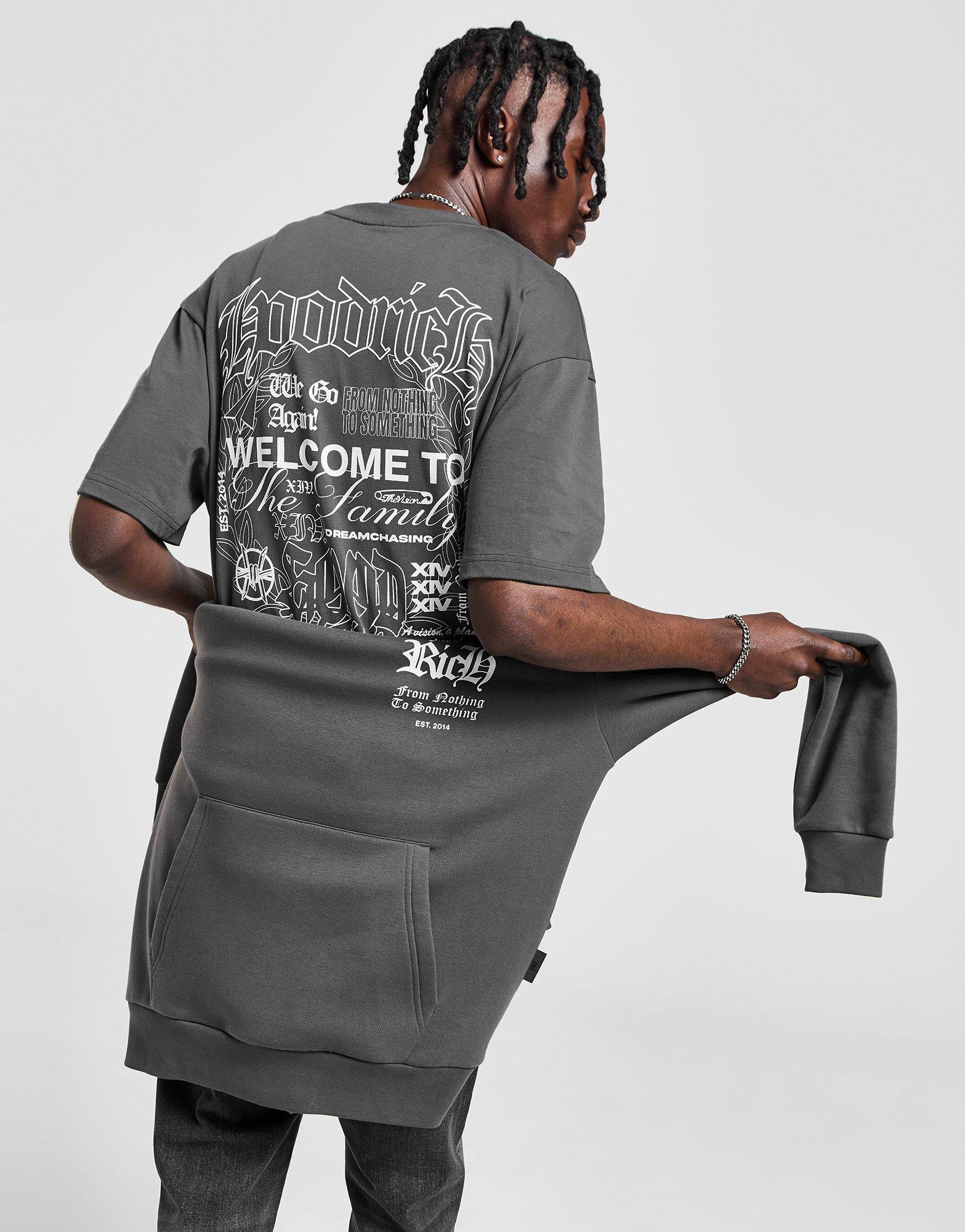 Koszulka, t-shirt męski HOODRICH T-SHIRT ASPHALT OS TEE GRY HR-0424-0429 Szary