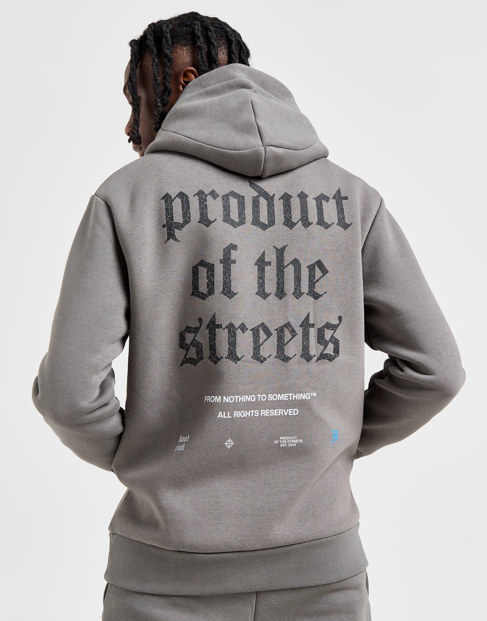 Bluza męska HOODRICH BLUZA Z KAPTUREM SHADOW HD GRY/BLU HR-0424-0160 Szary