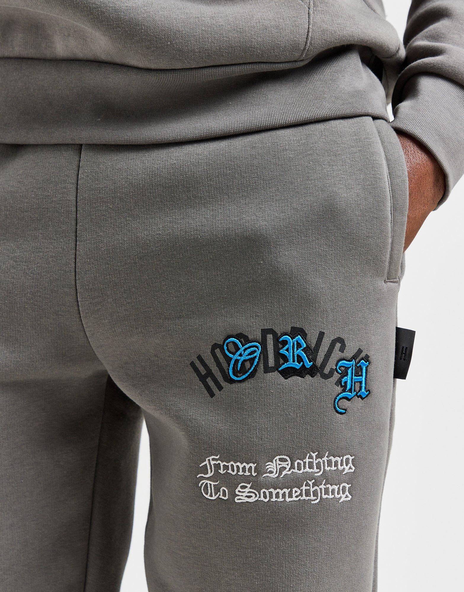 Pánské kalhoty HOODRICH KALHOTY  SHADOW JOG GRY/BLU HR-0424-0162 Šedá