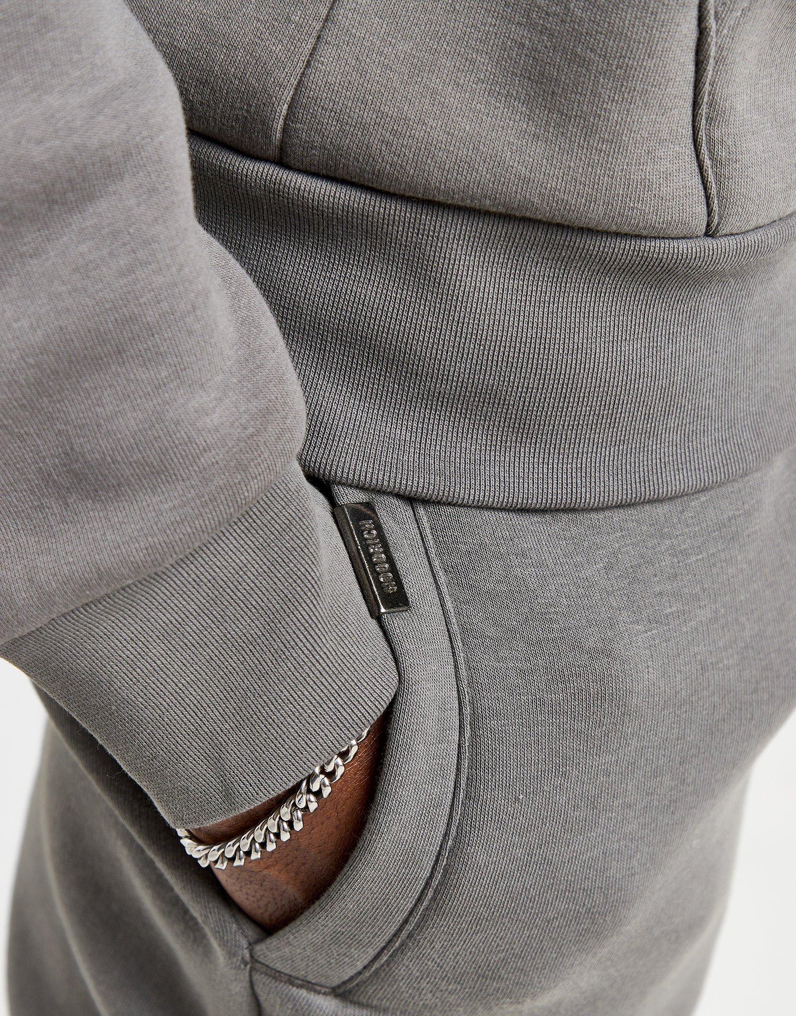 Pánské kalhoty HOODRICH KALHOTY  SHADOW JOG GRY/BLU HR-0424-0162 Šedá