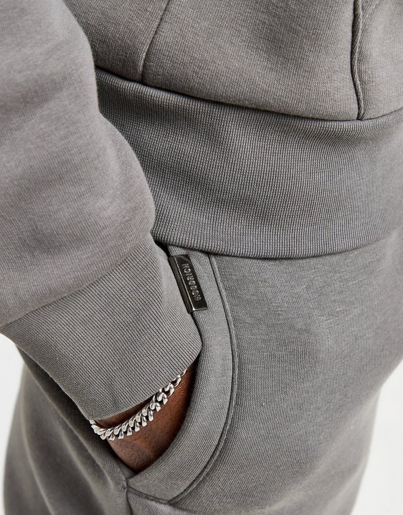 Чоловічі штани HOODRICH ШТАНИ SHADOW JOG GRY/BLU HR-0424-0162 Сірий