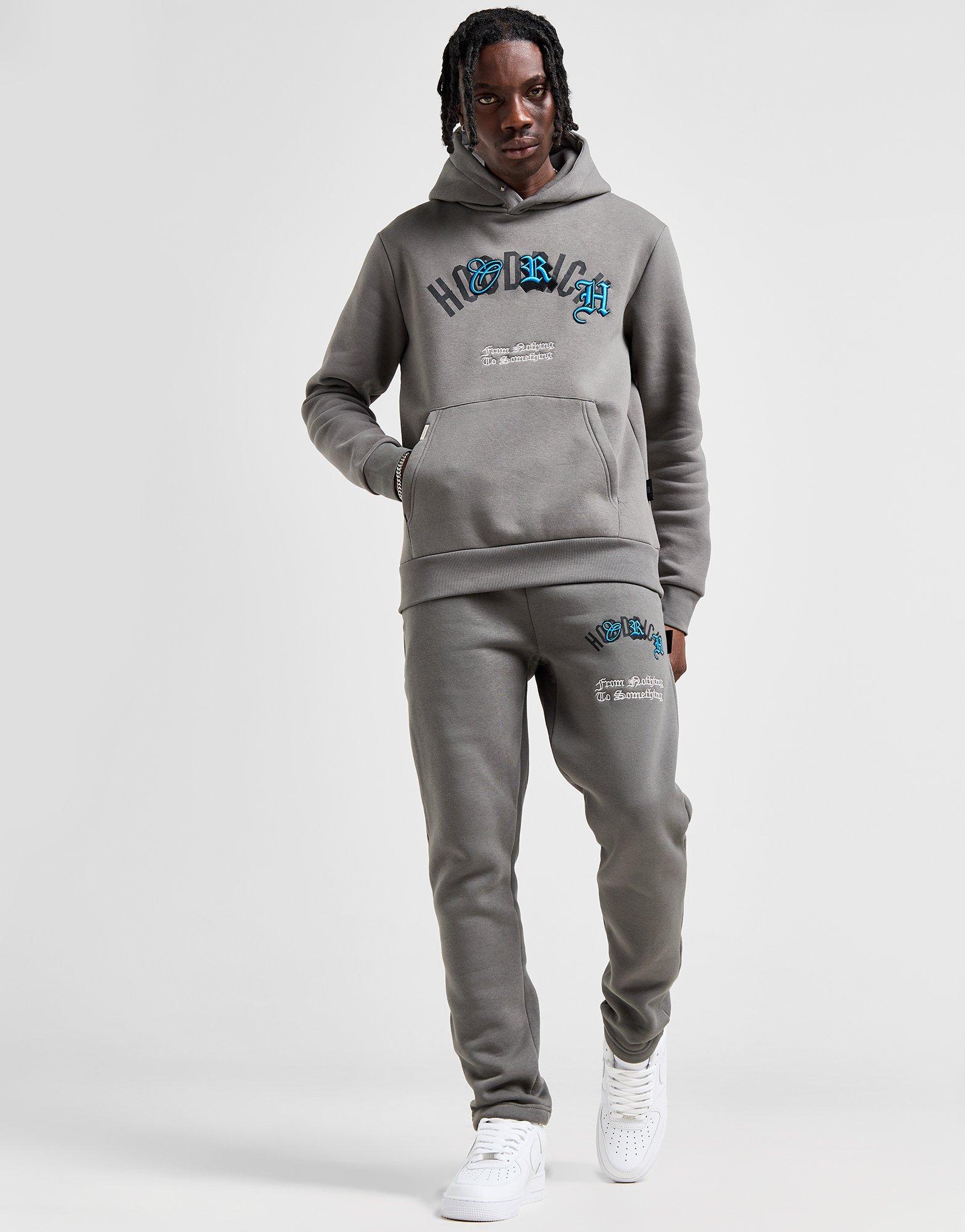 Pánské kalhoty HOODRICH KALHOTY  SHADOW JOG GRY/BLU HR-0424-0162 Šedá