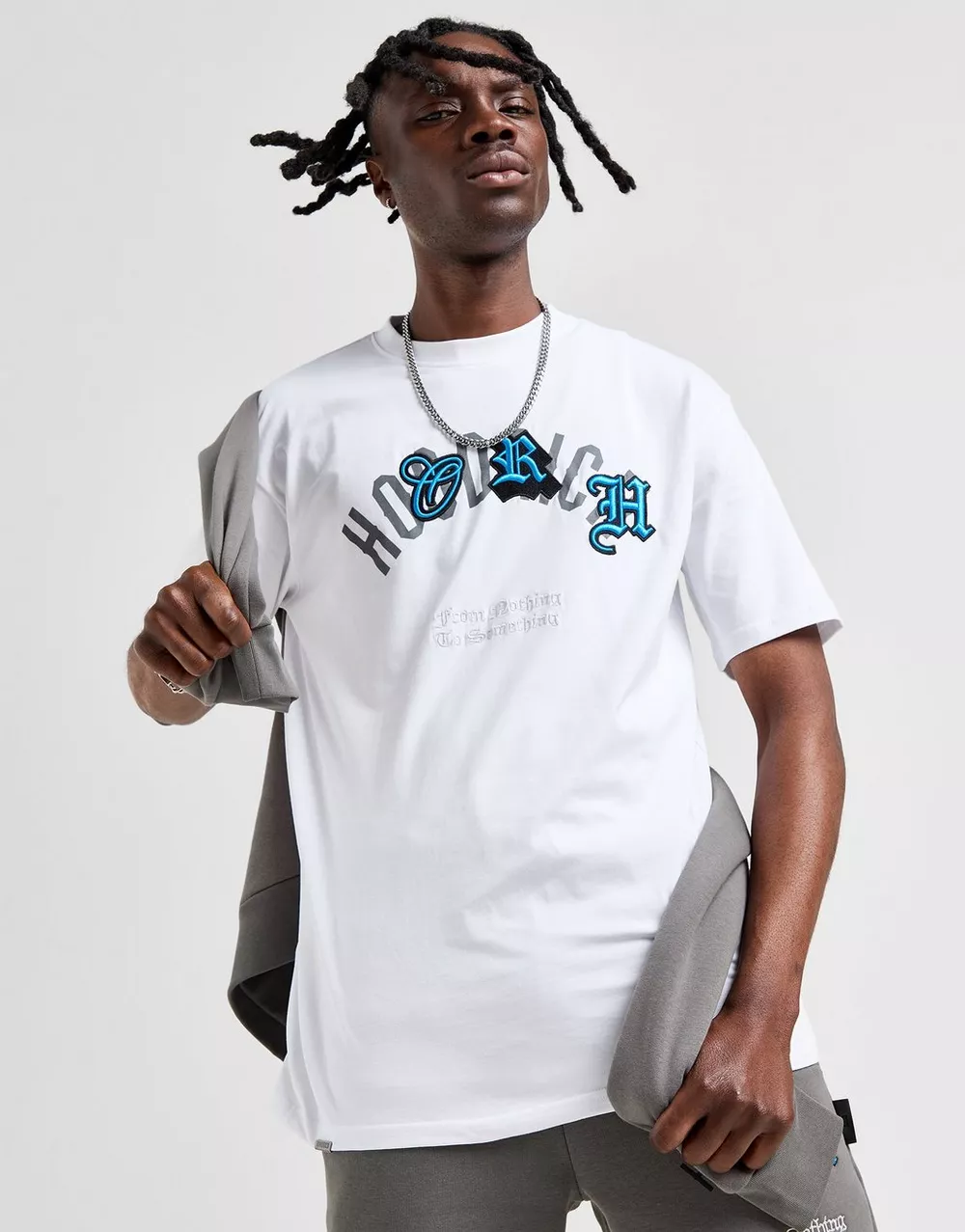 HOODRICH ФУТБОЛКА SHADOW TEE WHT/BLU, фото 1 з 5