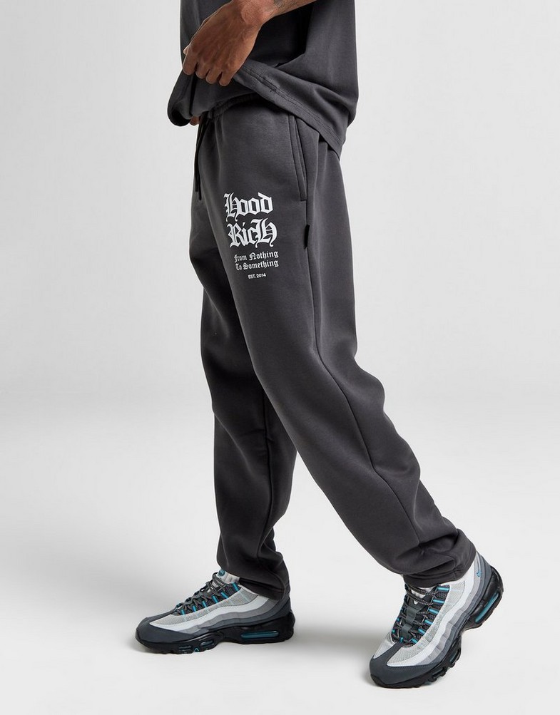 Pánské kalhoty HOODRICH KALHOTY  ASPHALT OH JOG GRY HR-0424-0427 Šedá