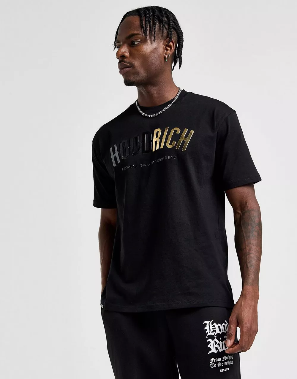 HOODRICH ФУТБОЛКА CHROMATIC TEE BLK/GLD, фото 1 з 5