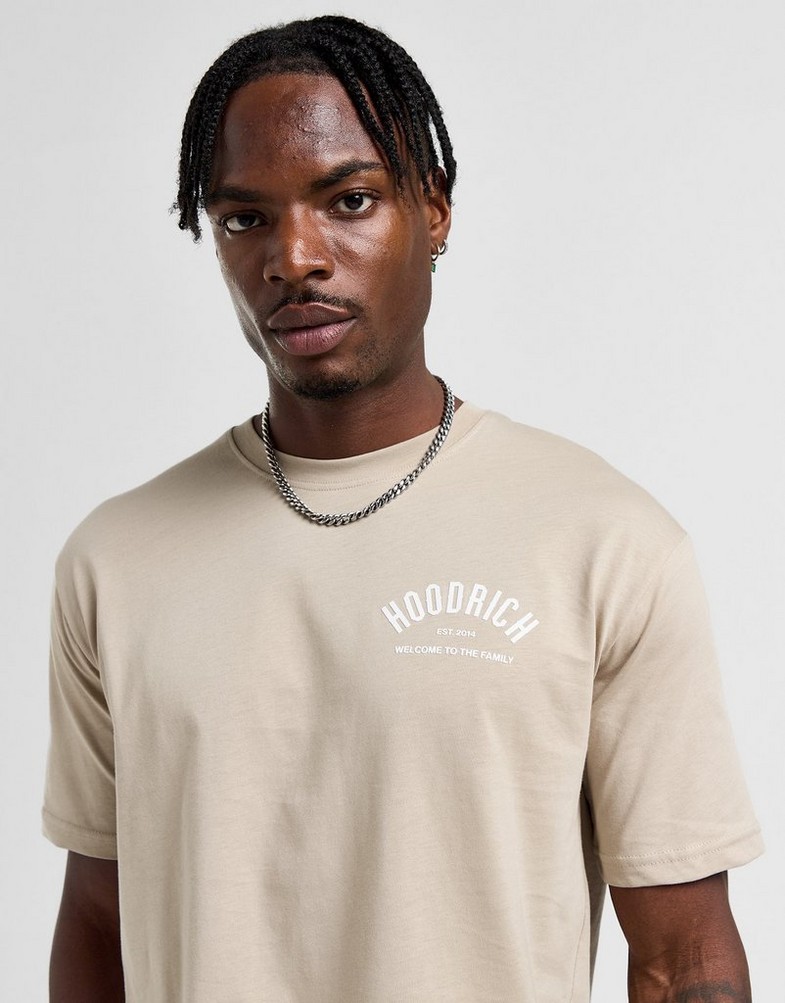 Koszulka, t-shirt męski HOODRICH T-SHIRT VOLCANO TEE BEIGE